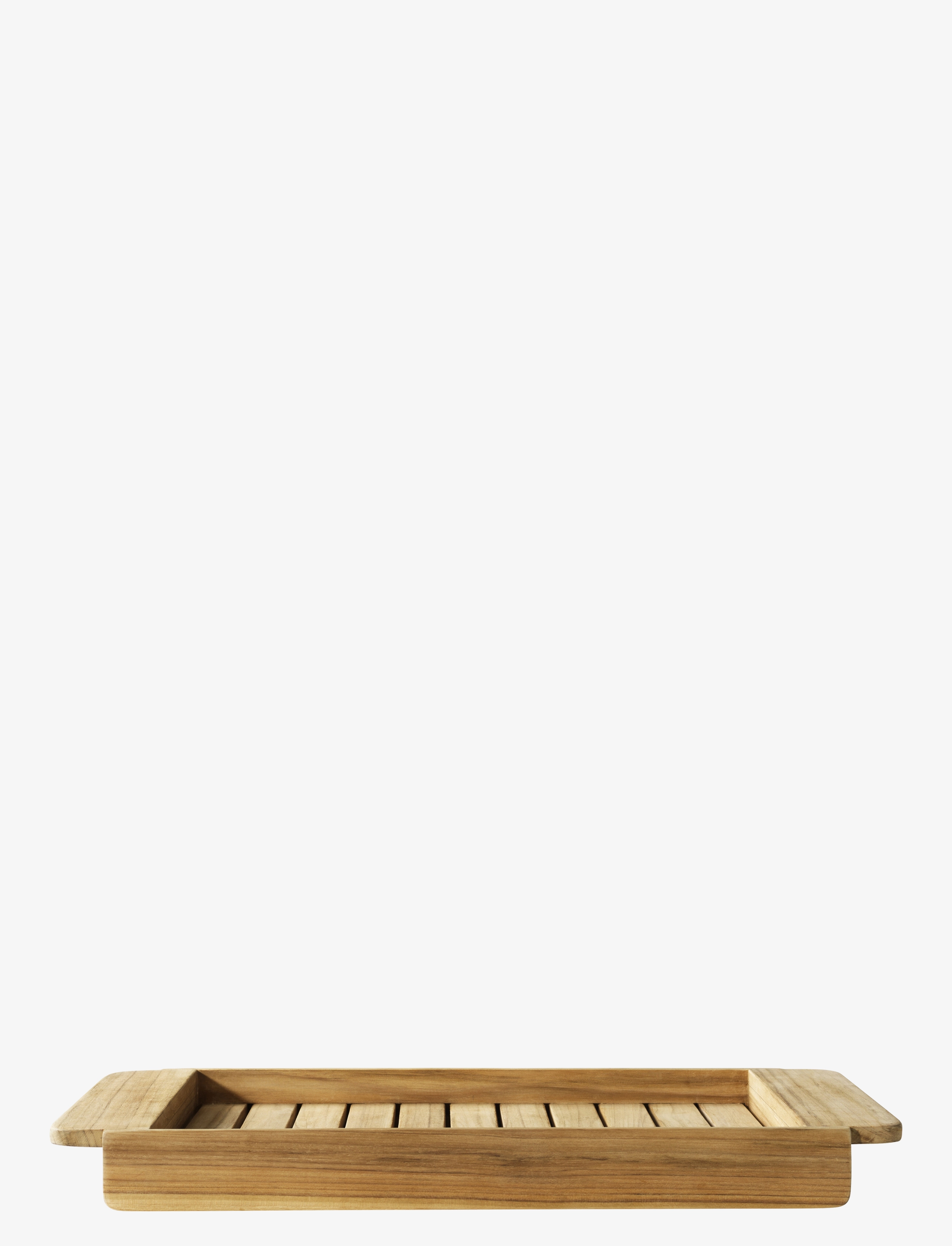 FDB Møbler Sammen Serving Tray, Teak, Solid,Nature,Oiled, Bakke, Beige, Str: ONE SIZE x 53.3