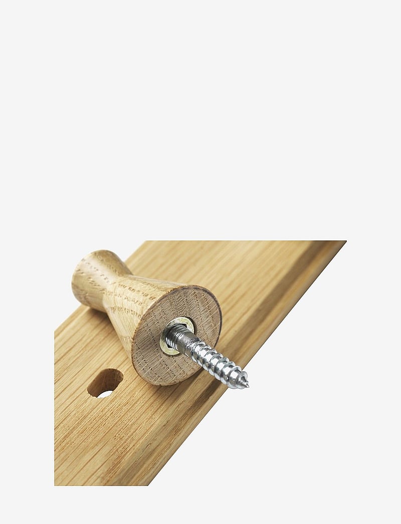 FDB Møbler - Q3 - Allé - klädhängare - nature oak - 1