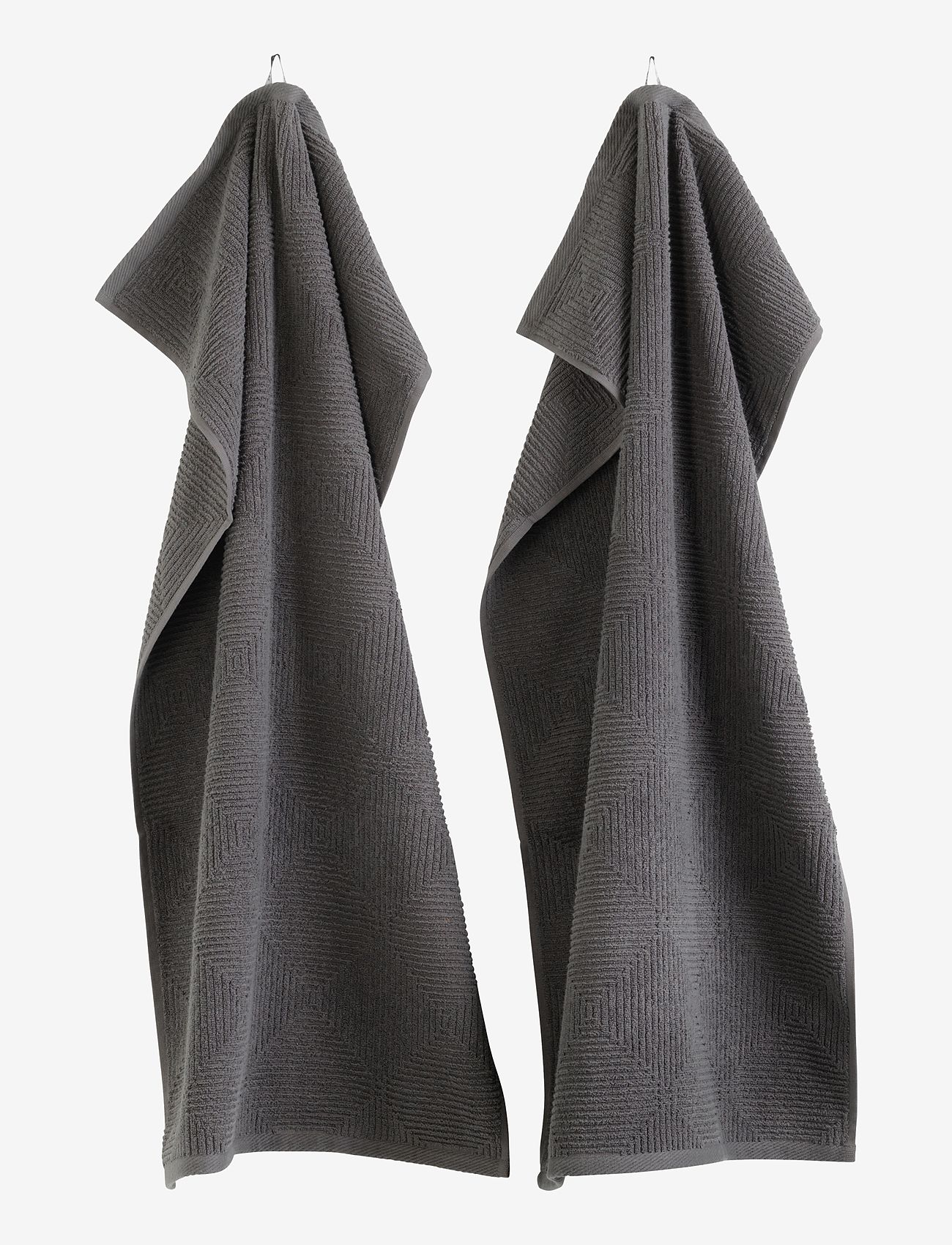 FDB Møbler - Kirkeby - handtücher - gray - 0