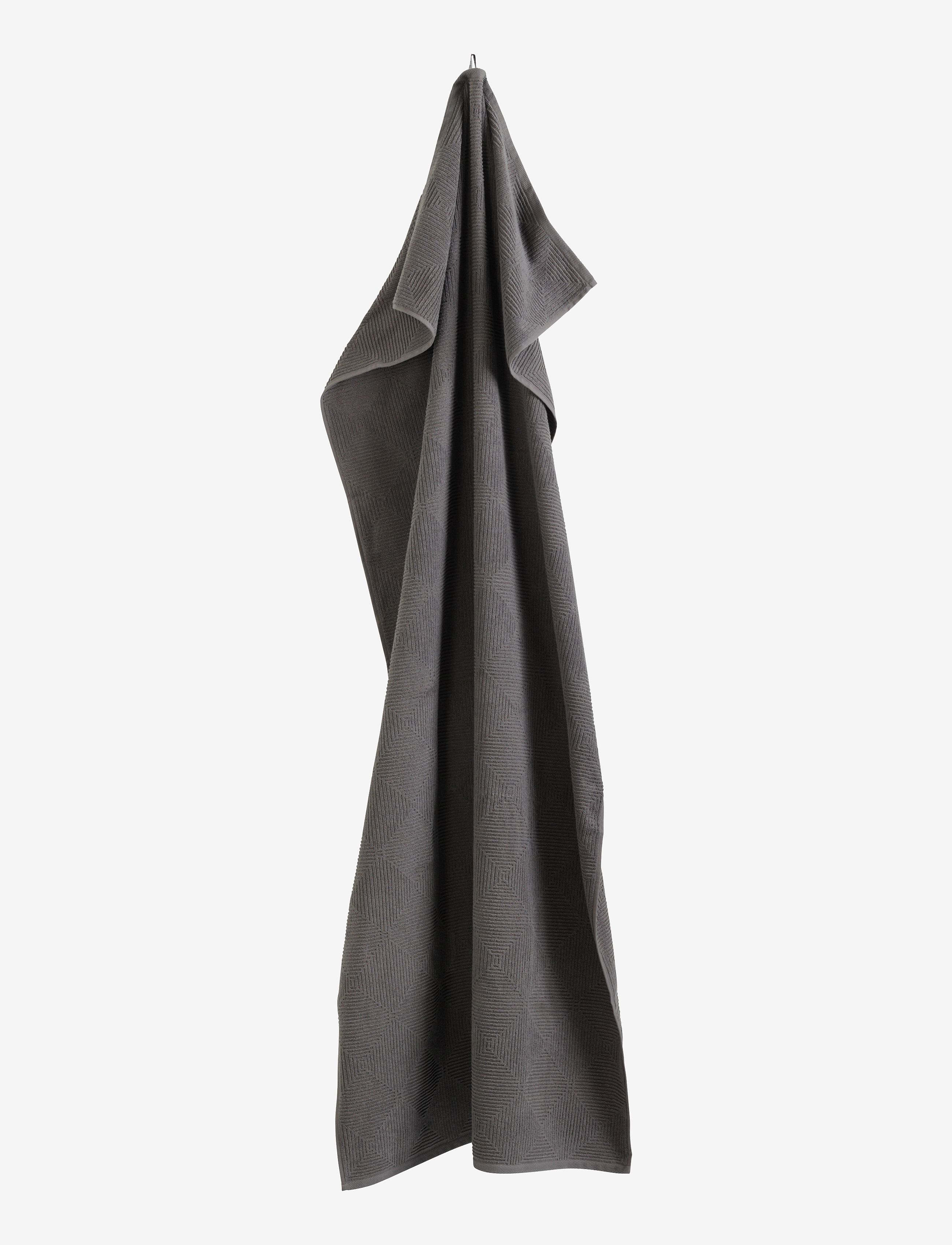 FDB Møbler Kirkeby, 185X90 cm, Towels & Bath Towels, Grau - Hand Homeware