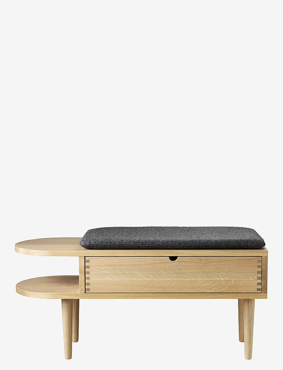 FDB Møbler - R6 - Radius - hocker & bänke - gray - 2