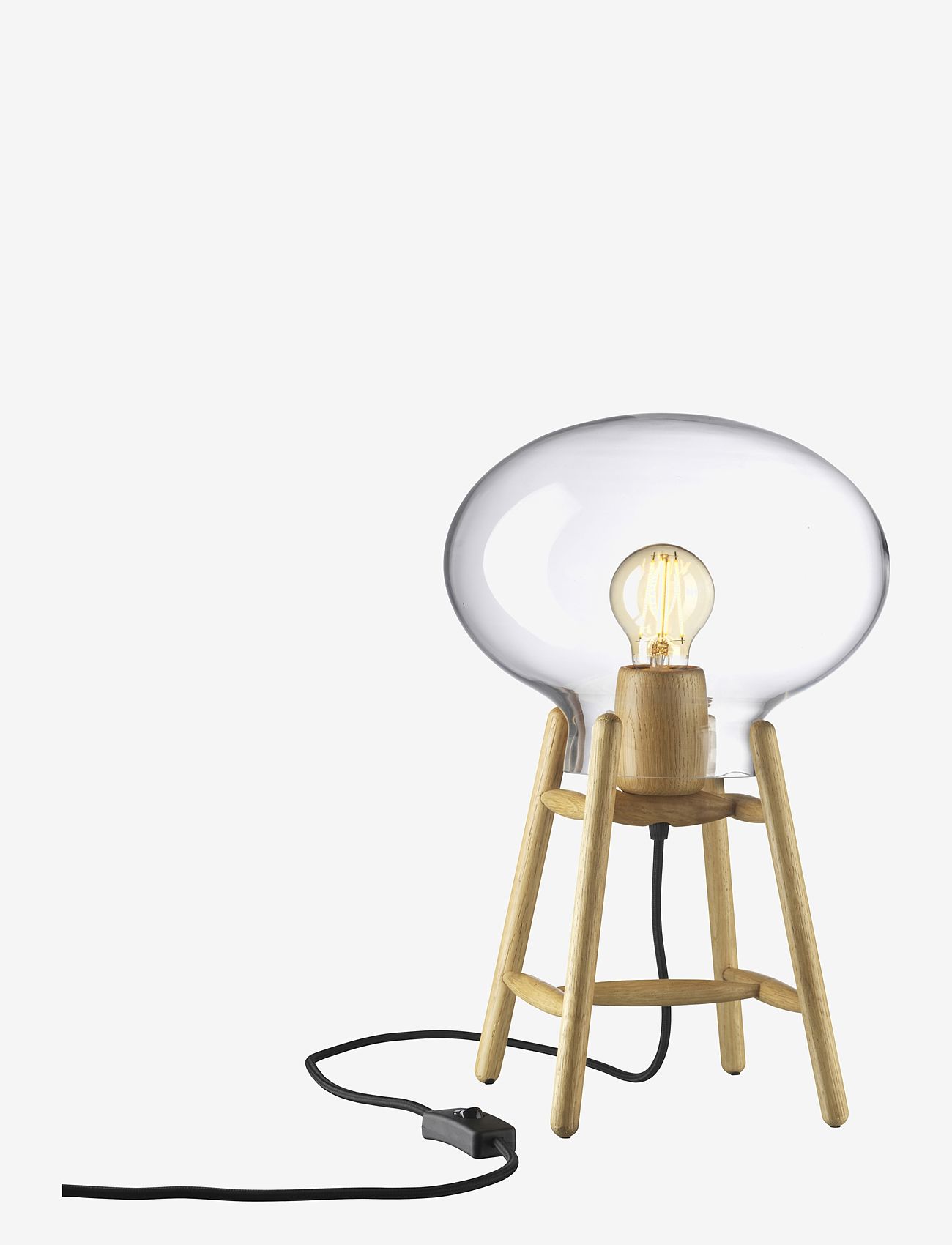 NATURE, CLEAR GLASS, BLACK CORD