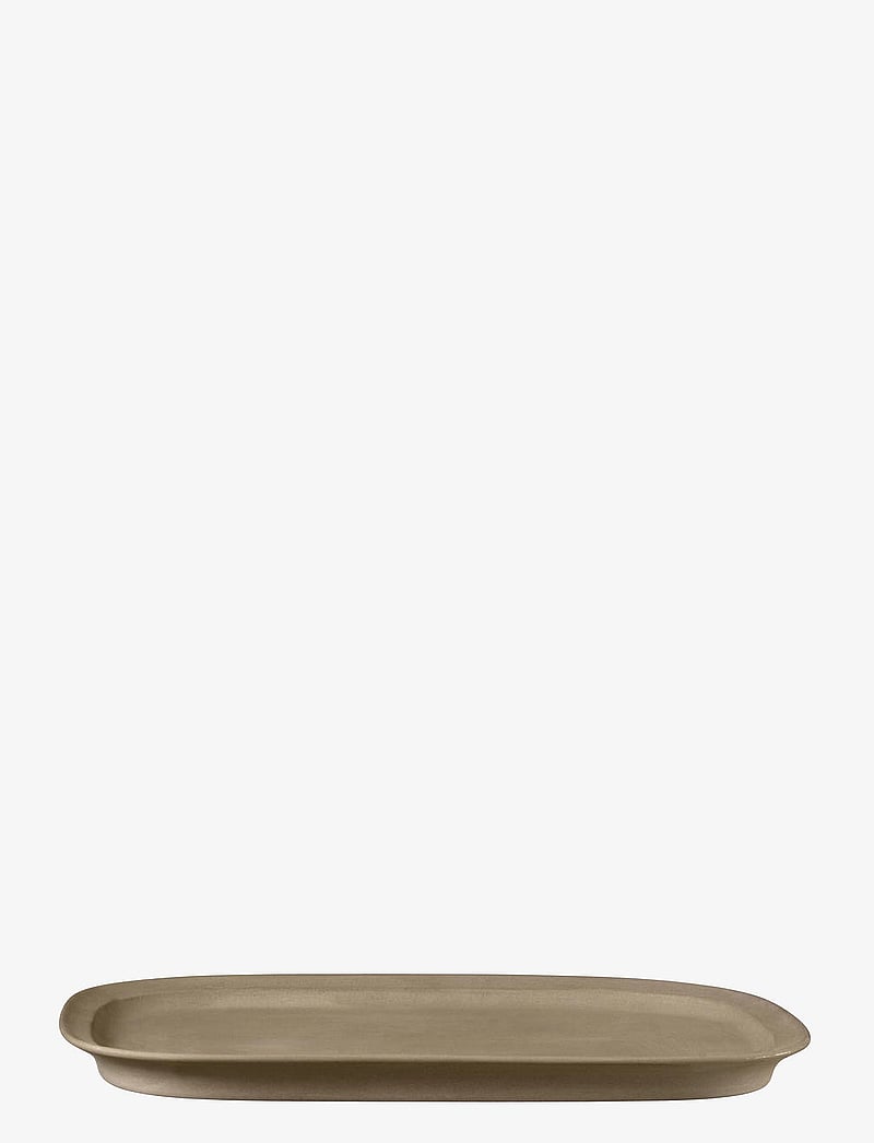 FDB Møbler - V31 - Ildpot - Lid Dish rectangular deep (M) - ofenformen - brown nature - 0