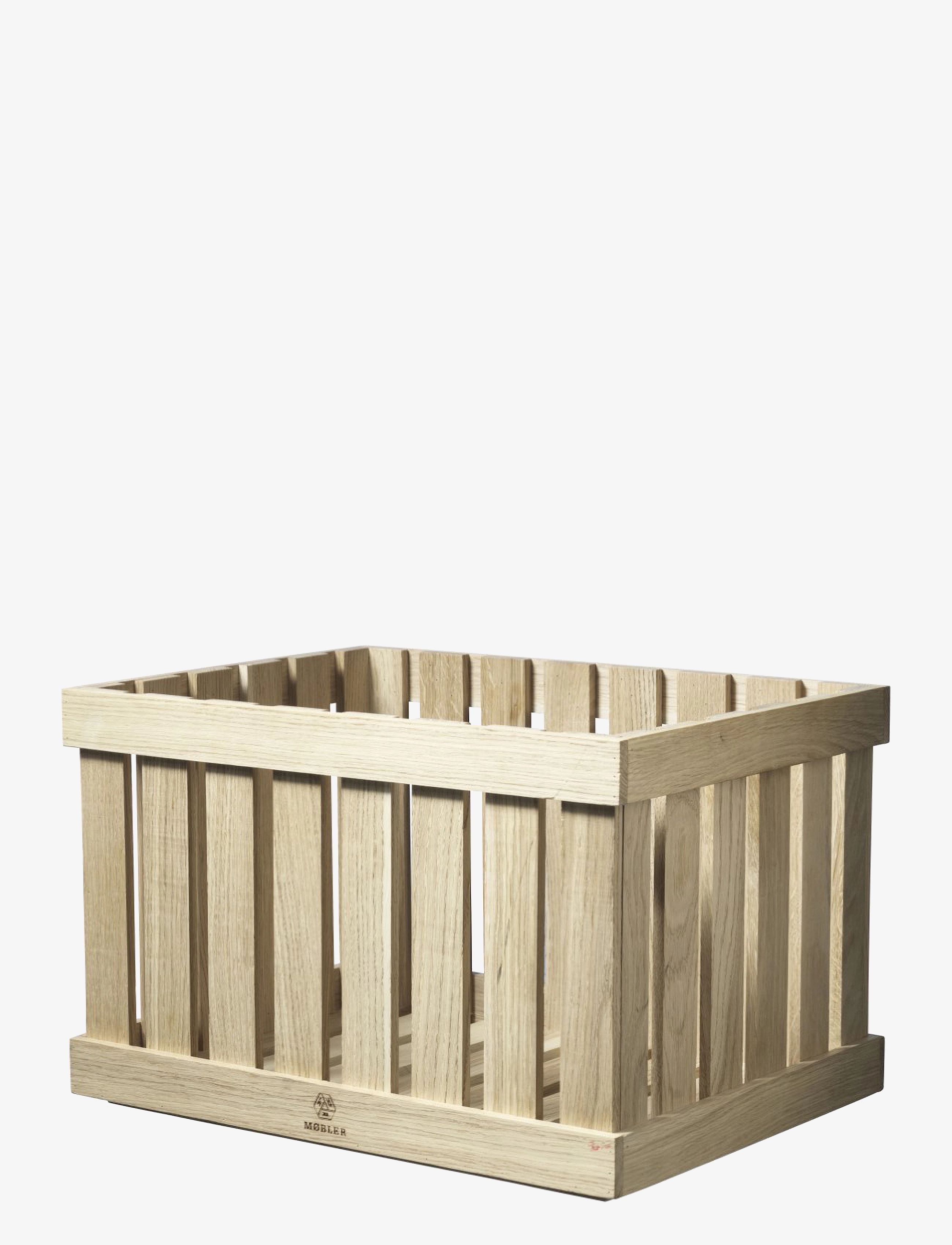 FDB Møbler X1 Apple Box, 29.2X 44.8X 33.6 cm, Storage, Braun - Storage Baskets, Homeware
