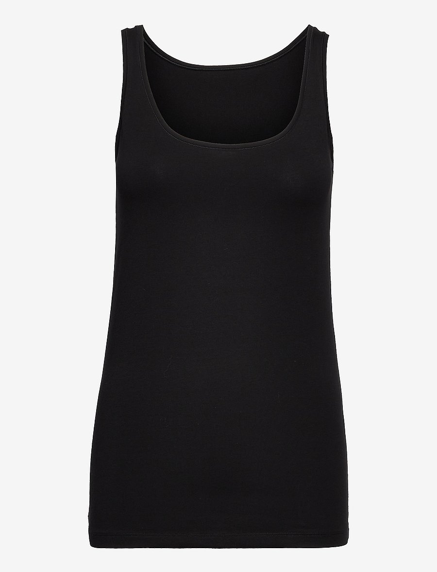Femilet - Basic Cotton Tank Top - hauts sans manches - black - 1