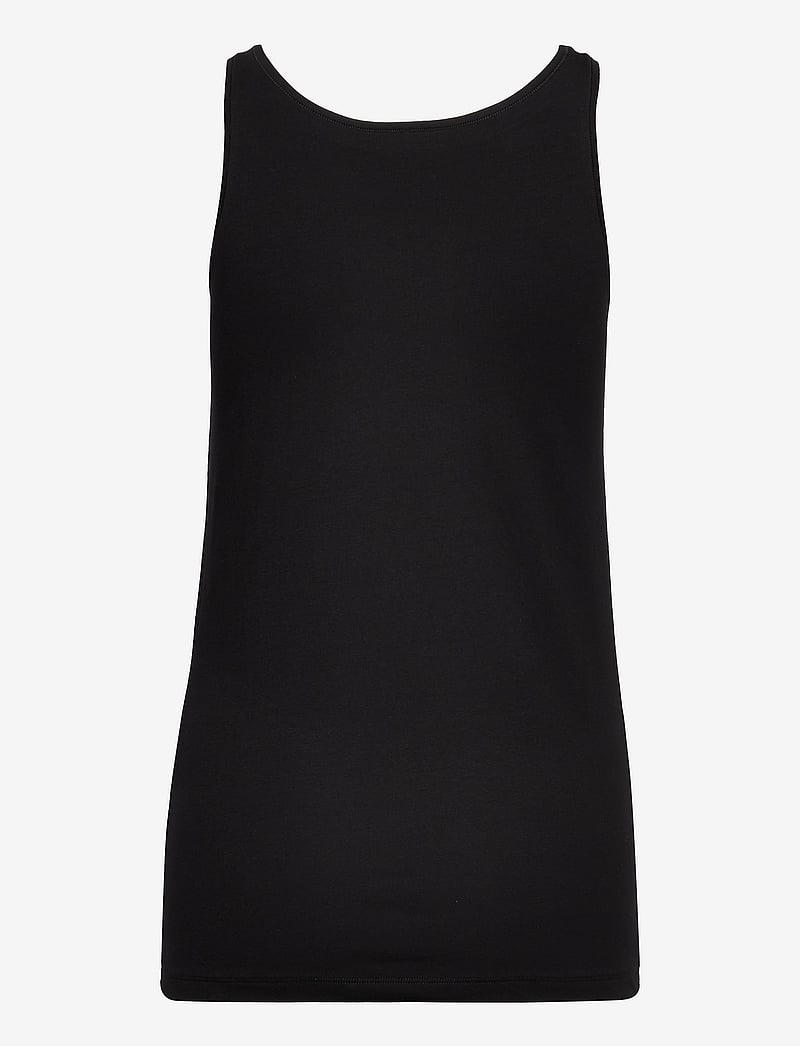Femilet - Basic Cotton Tank Top - topid ja varrukateta alussärgid - black - 2