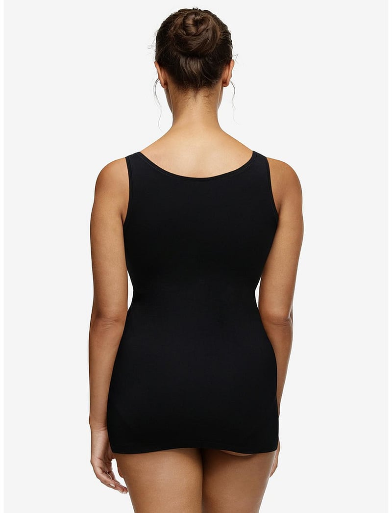 Femilet - Basic Cotton Tank Top - topid ja varrukateta alussärgid - black - 3