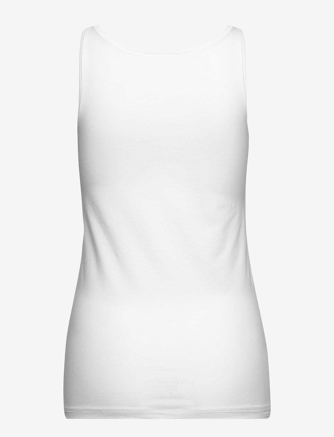 Femilet - Basic Cotton Tank Top - tanktops - white - 2