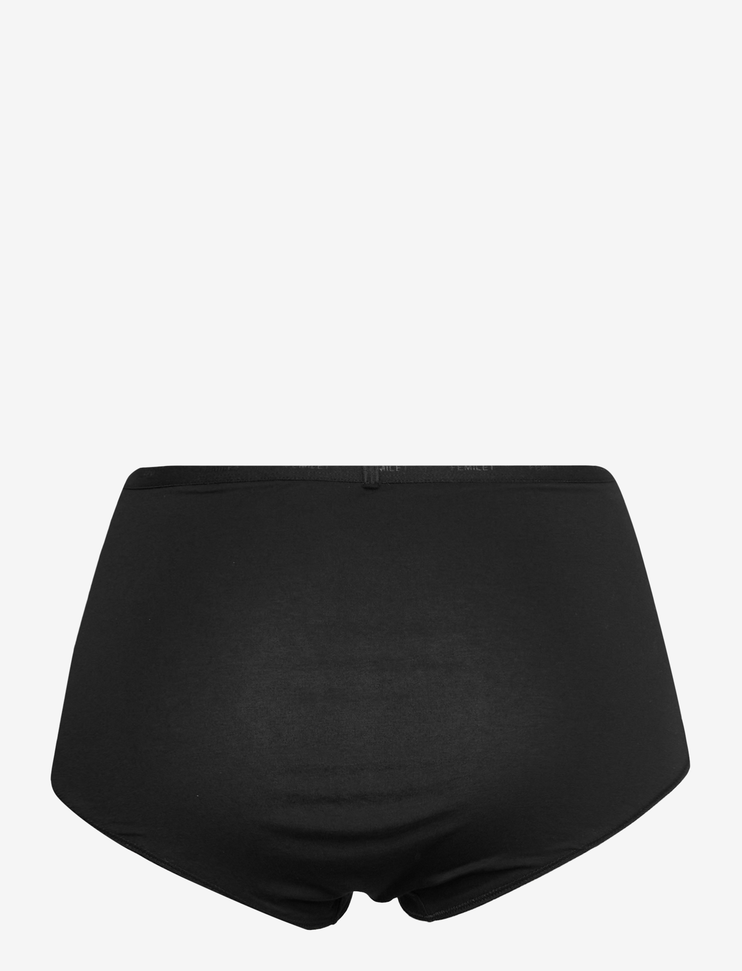 Femilet - Basic Cotton High waist brief - hipster & boxershorts - black - 2