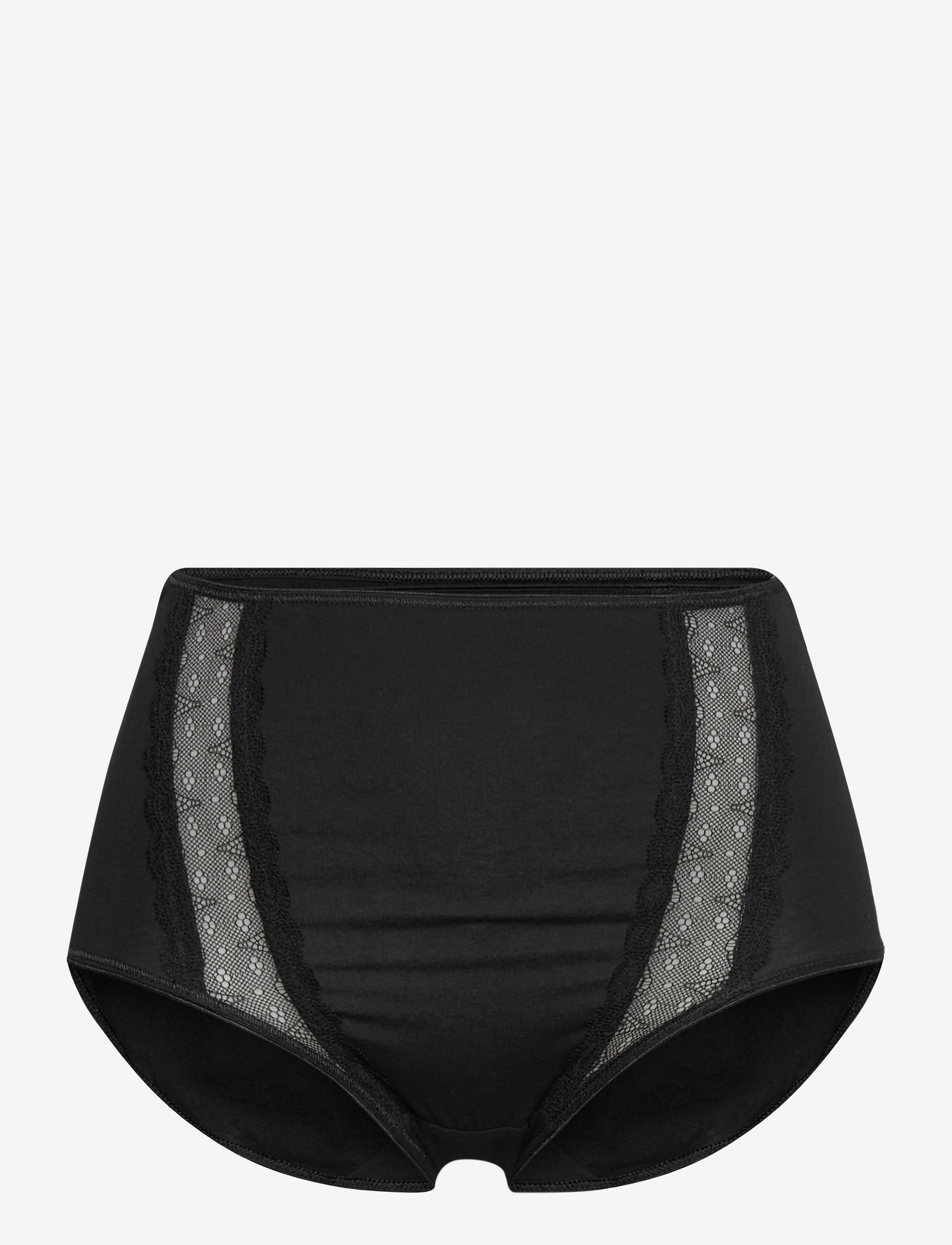 Femilet - Basic Lace High waist brief - midi & maxi slips - black - 1