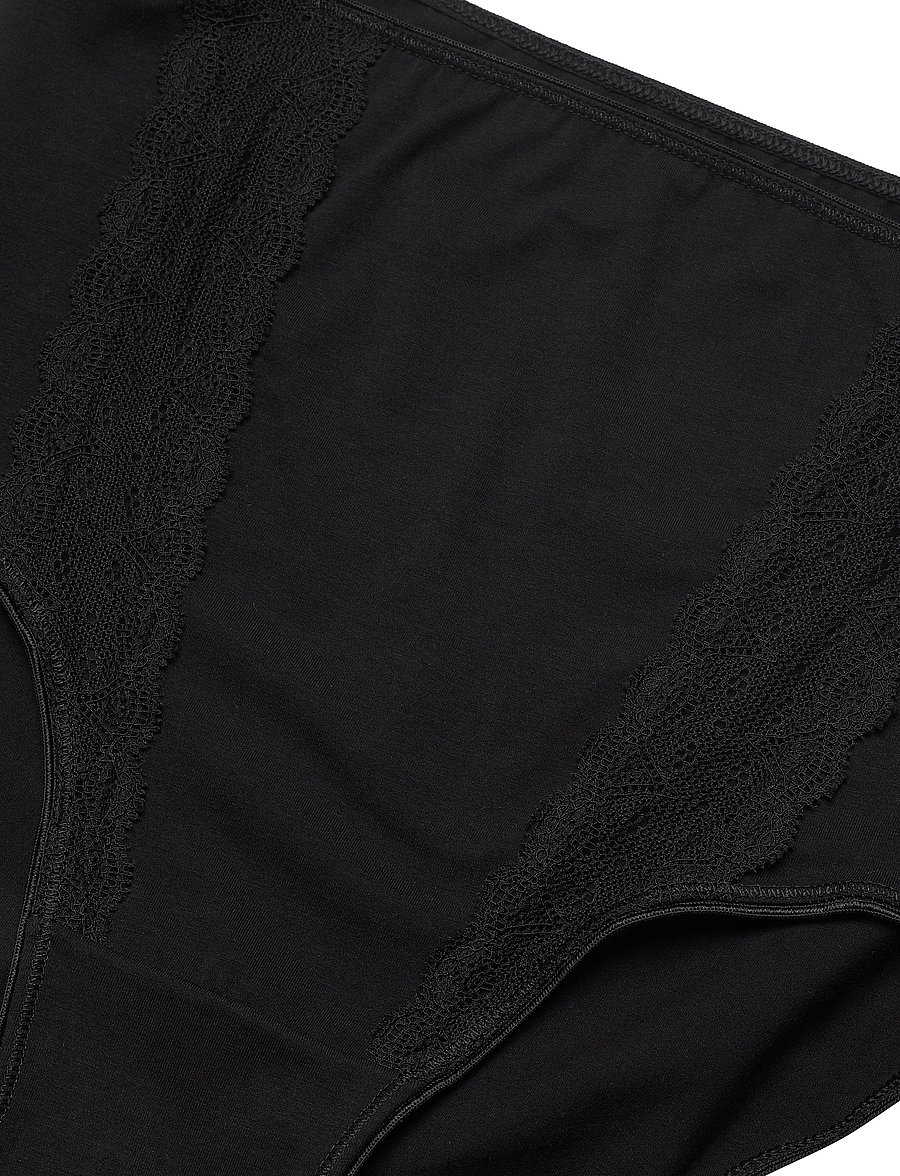Femilet - Basic Lace High waist brief - midi & maxi slips - black - 3