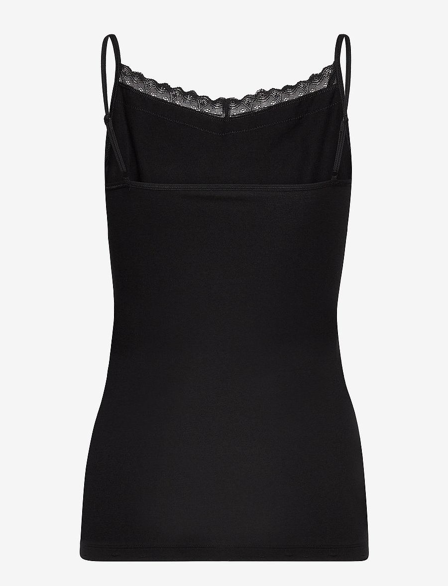 Femilet - Basic Lace Caraco - linnen - black - 2