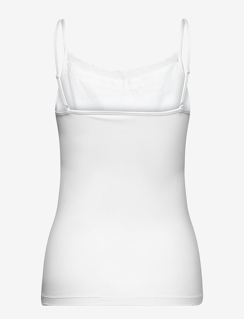 Femilet - Basic Lace Caraco - tanktops - white - 2