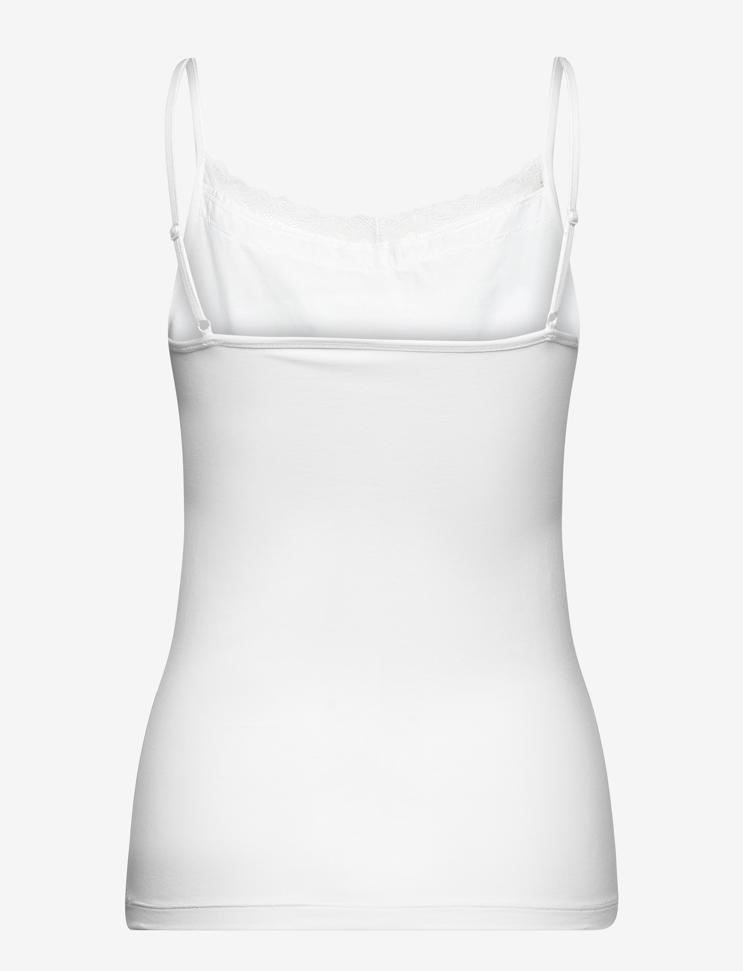 Femilet - Basic Lace Caraco - sleeveless tops - white - 2