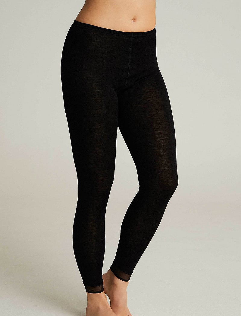 Femilet - JULIANA LEGGING WOOL - leggings - black - 0