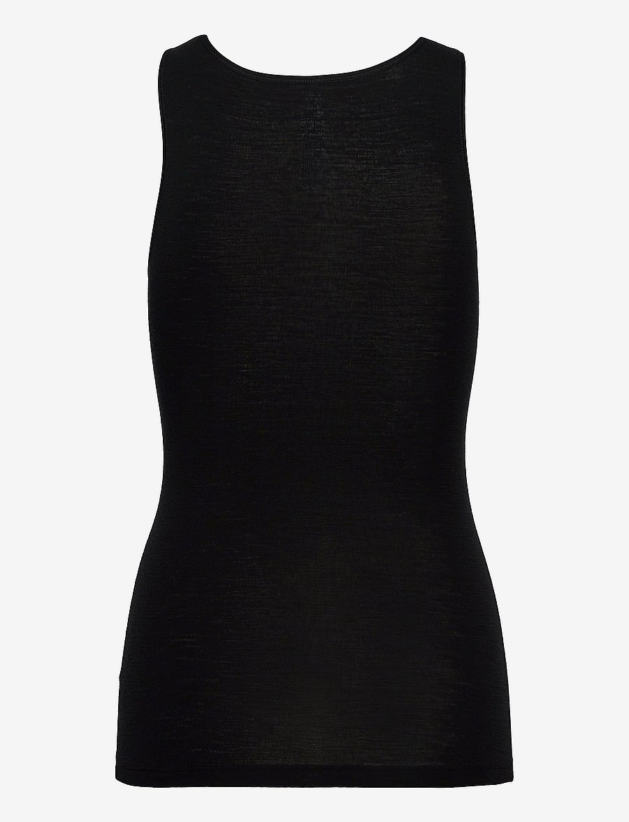 Femilet - JULIANA TANK TOP WOOL - sleeveless tops - black - 2