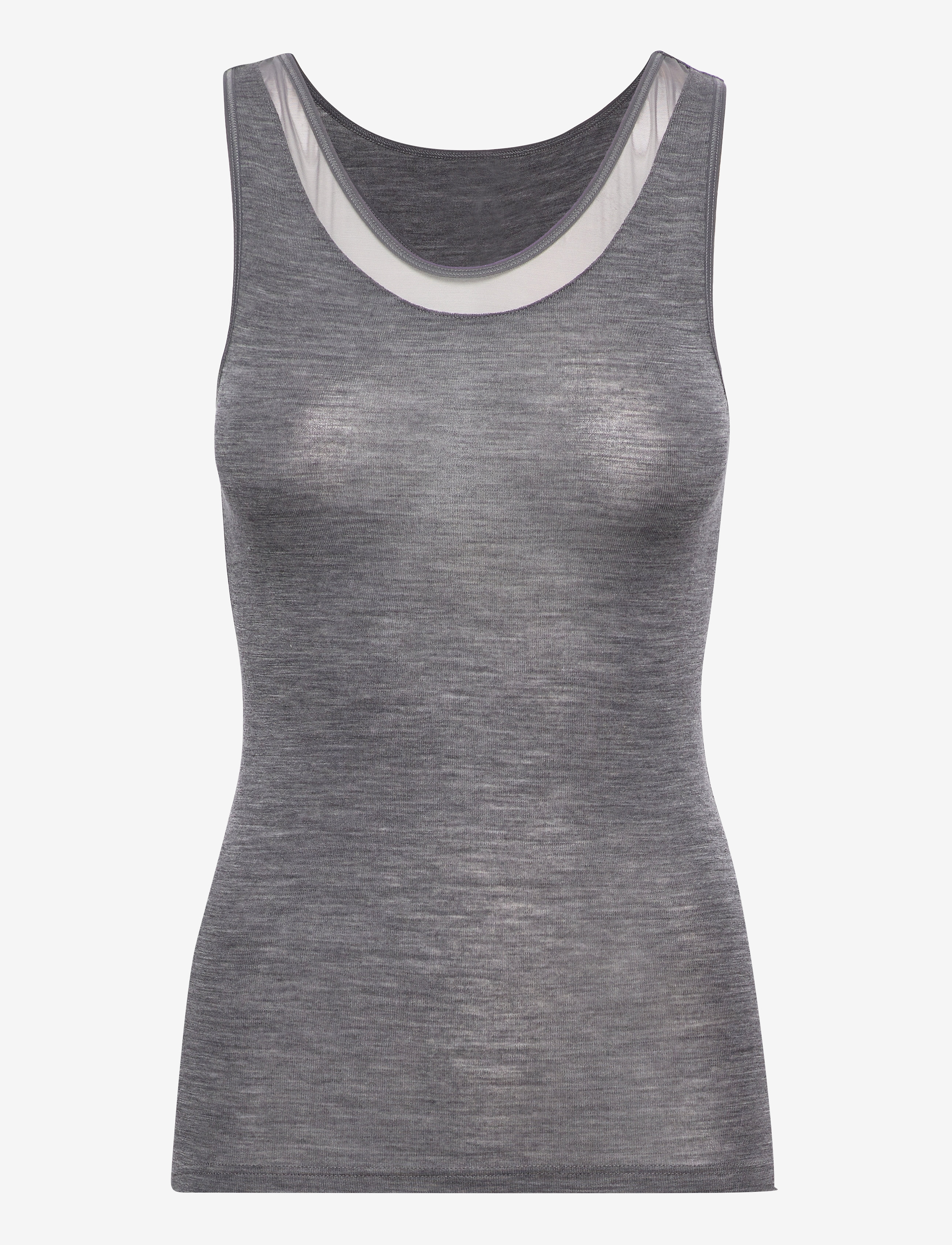 JULIANA TANK TOP WOOL - HEATHER GREY