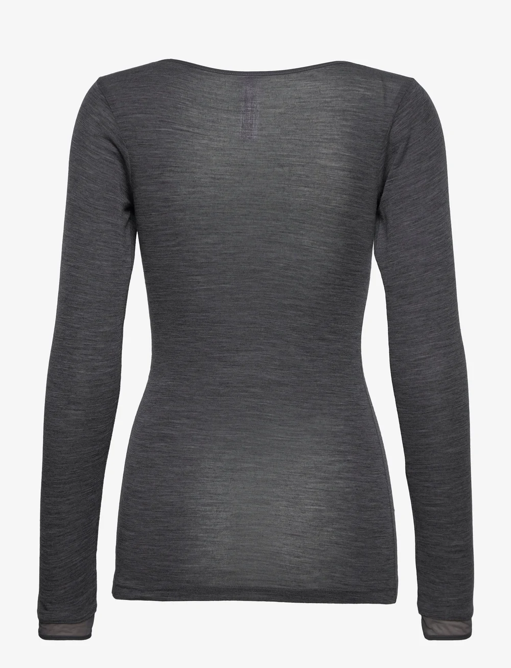 Femilet - JULIANA T-SHIRT LONG SLEEVE WOOL - pitkähihaiset t-paidat - heather grey - 2