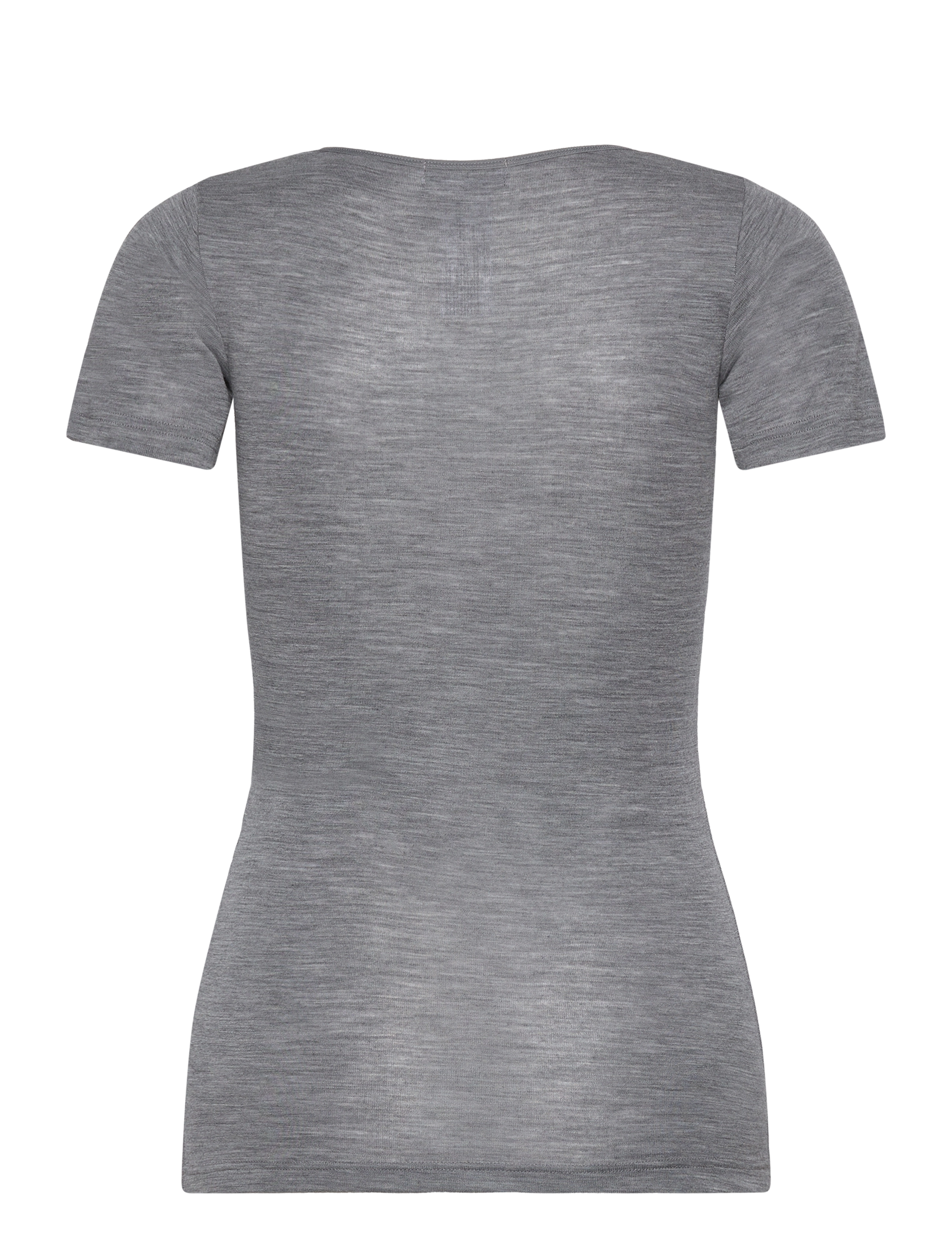 Femilet - JULIANA T-SHIRT SHORT SLEEVE WOOL - heather grey - 2