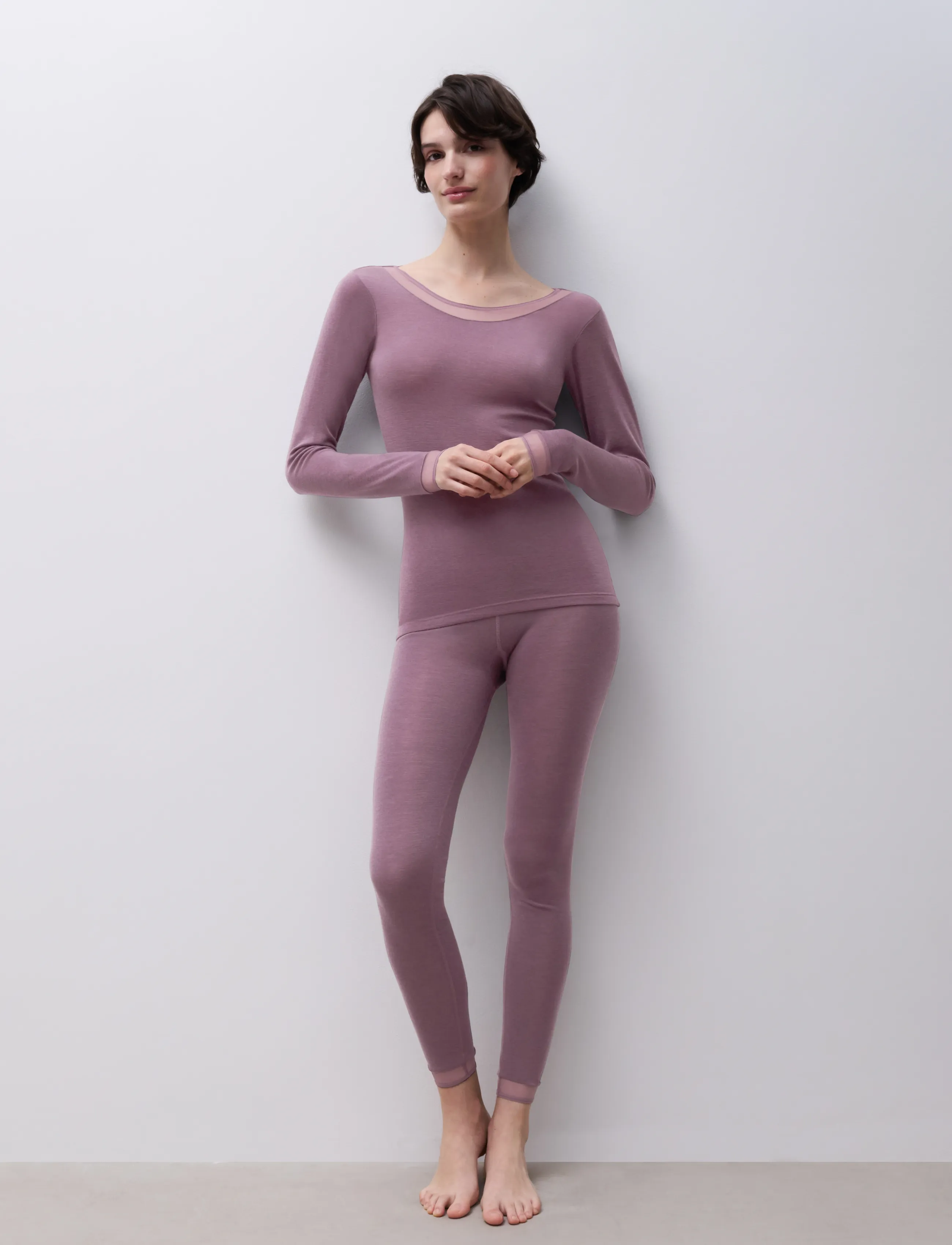 Femilet - Juliana LS T-shirt - langærmede toppe - hyacinth - 3