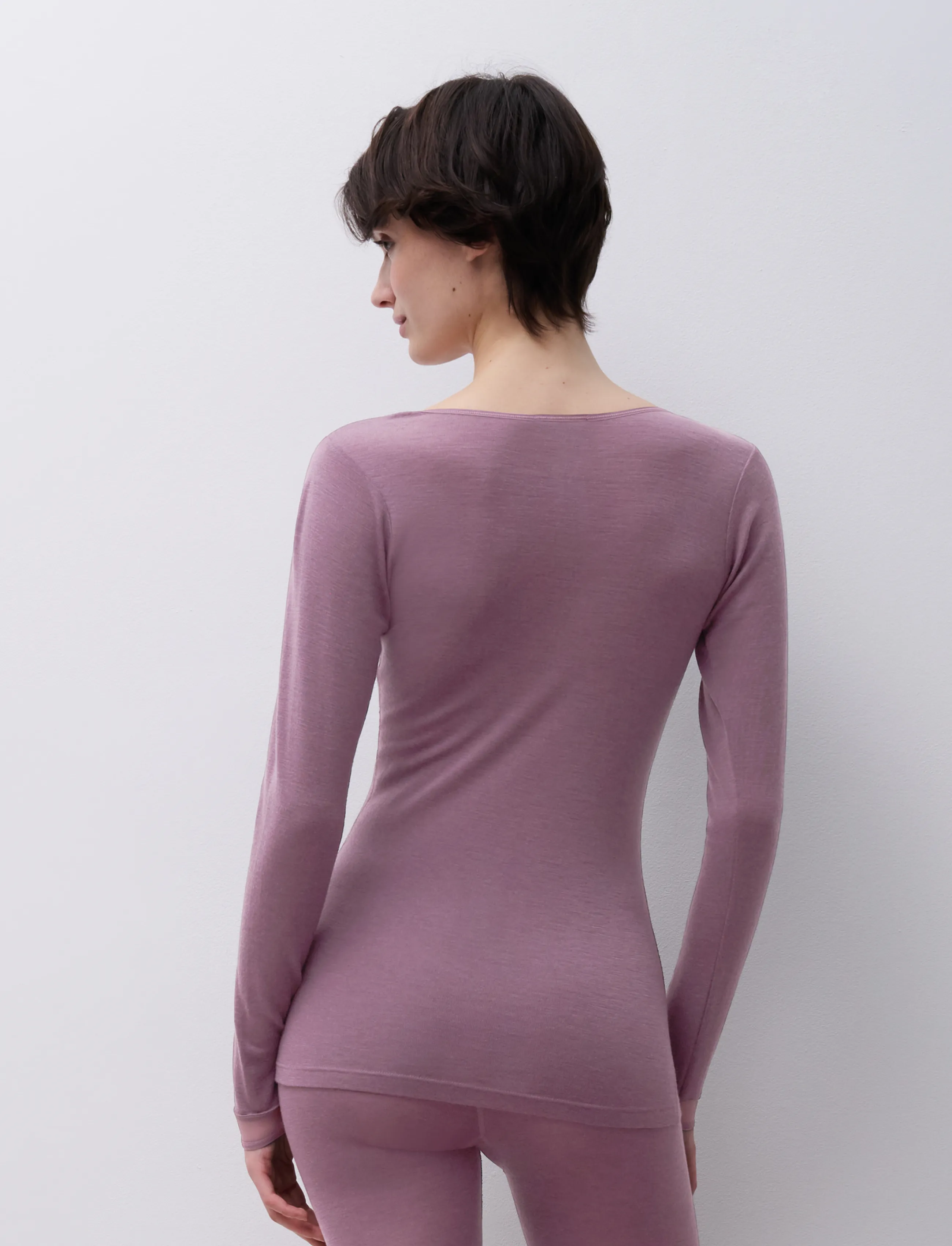 Femilet - Juliana LS T-shirt - langærmede toppe - hyacinth - 5