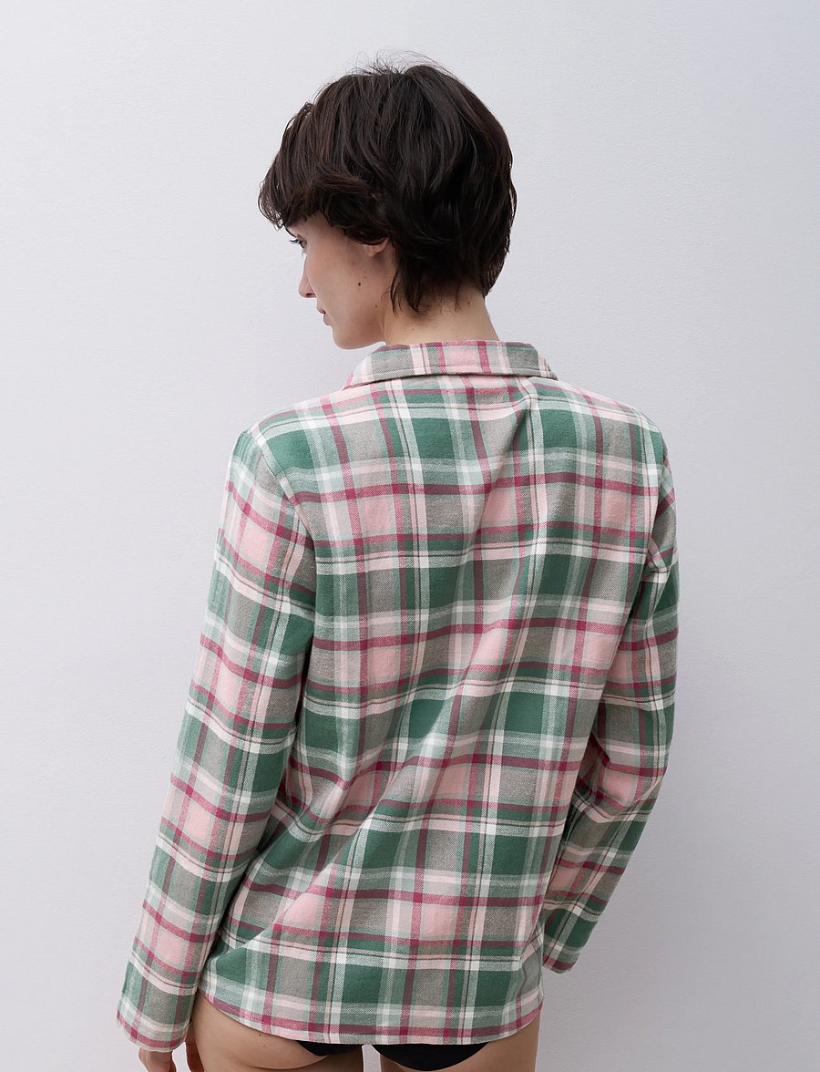 Femilet - Heat T-shirt long sleeves - langärmlige hemden - blue surf checks - 2