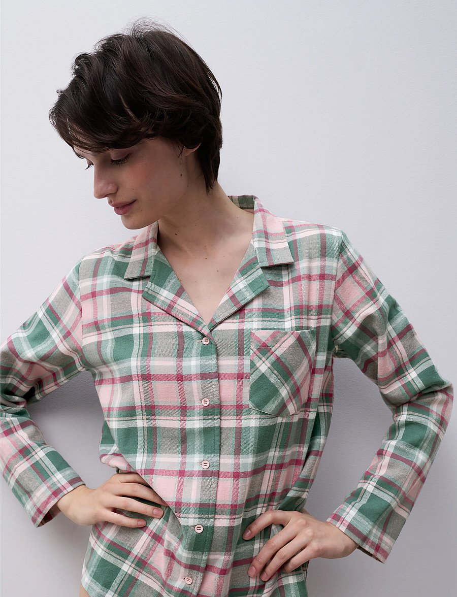 Femilet - Heat T-shirt long sleeves - langärmlige hemden - blue surf checks - 3