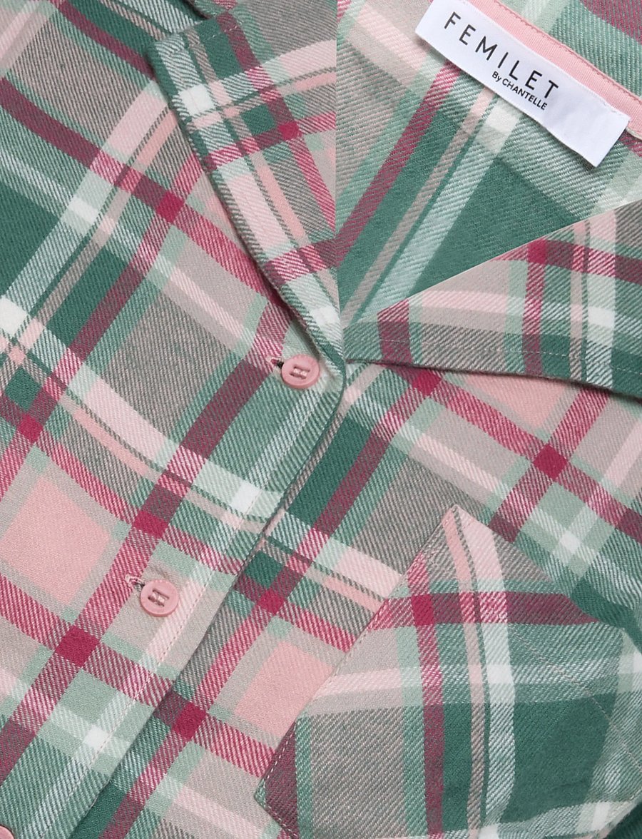 Femilet - Heat T-shirt long sleeves - langärmlige hemden - blue surf checks - 5