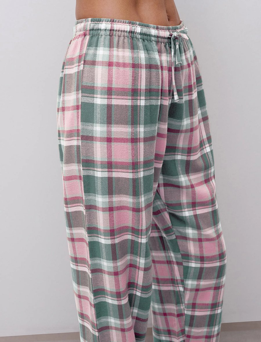 Femilet - Heat Trousers - pyjamahosen - blue surf checks - 3