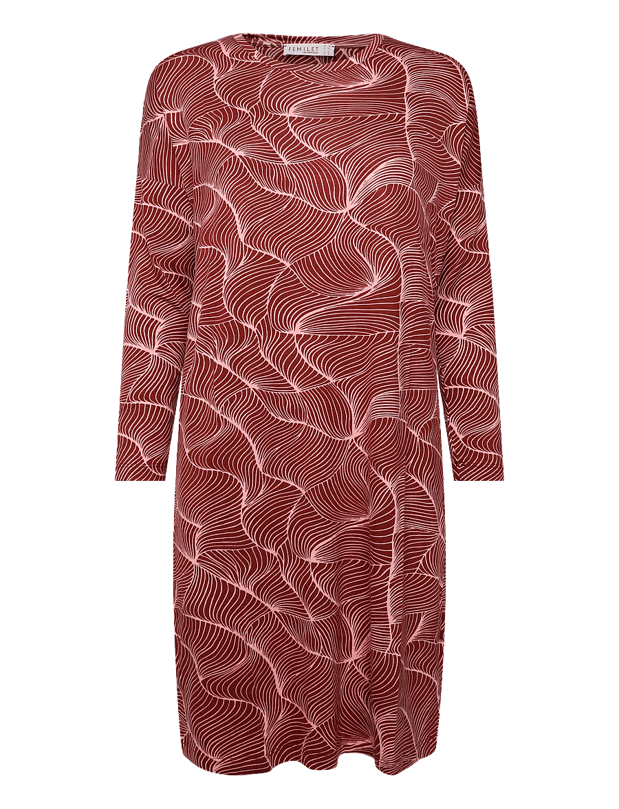 Femilet - Yara Bigshirt Long sleeves - t-shirtkjoler - zephyr dune - 1