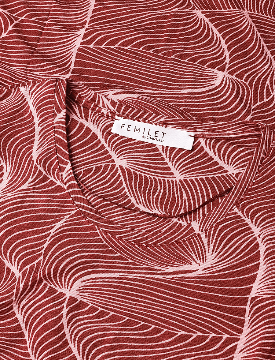 Femilet - Yara Bigshirt Long sleeves - t-shirtkjoler - zephyr dune - 5