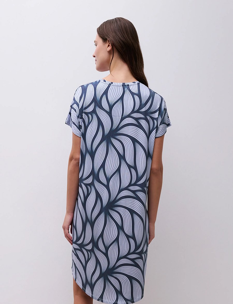 Femilet - Yara Big shirt long sleeves - natkjoler - blue petal - 0