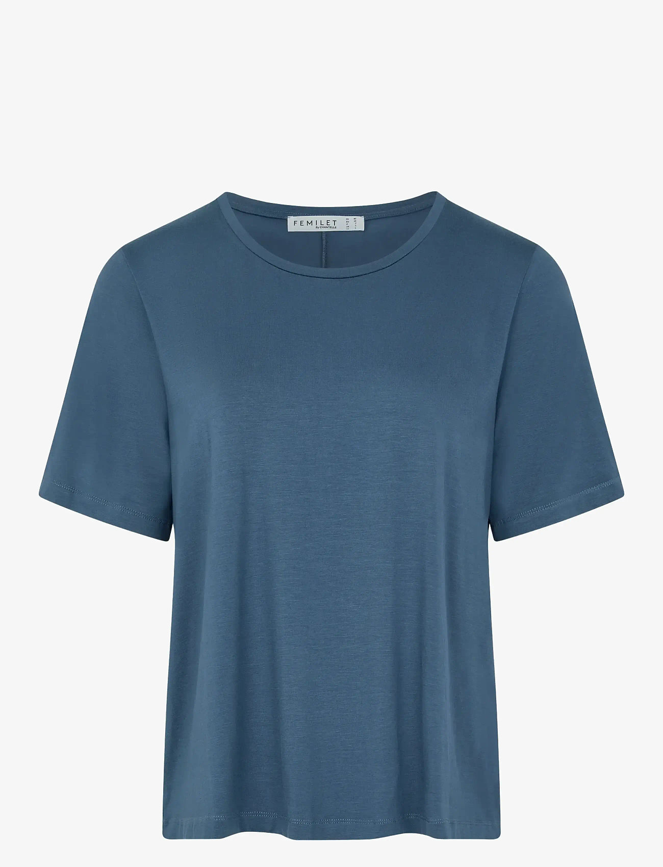 Femilet - Yara T-shirt short sleeves - t-särgid - dark denim - 1