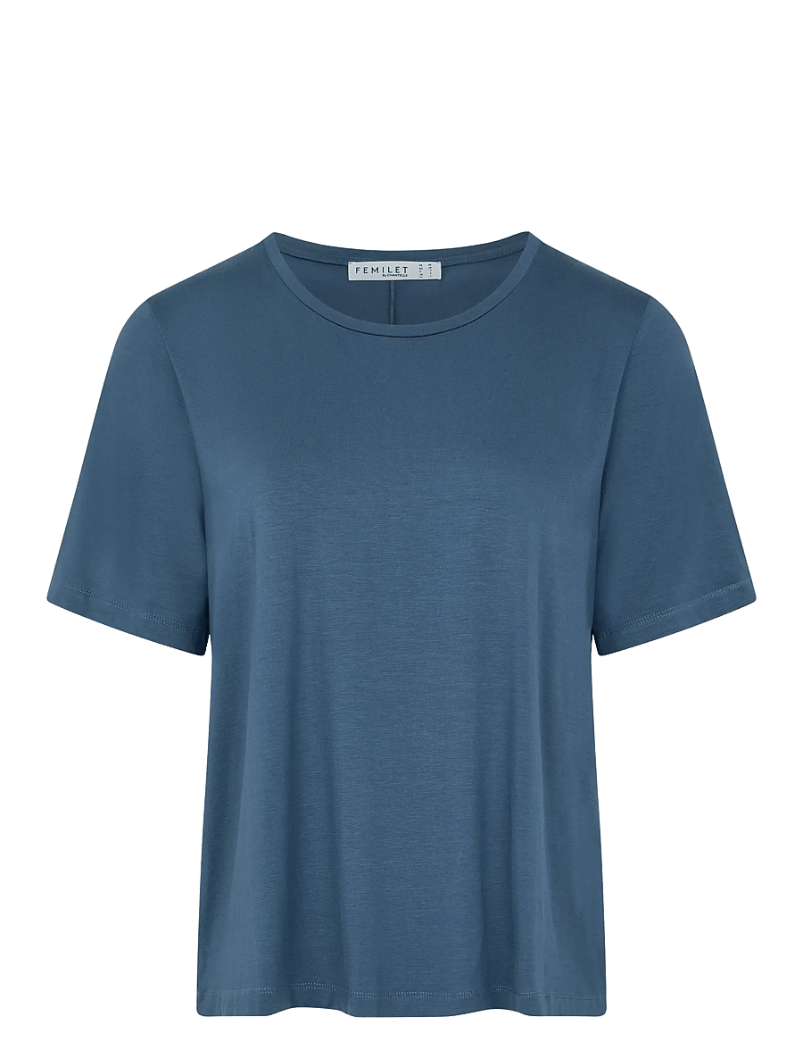 Femilet - Yara T-shirt short sleeves - t-shirts - dark denim - 1