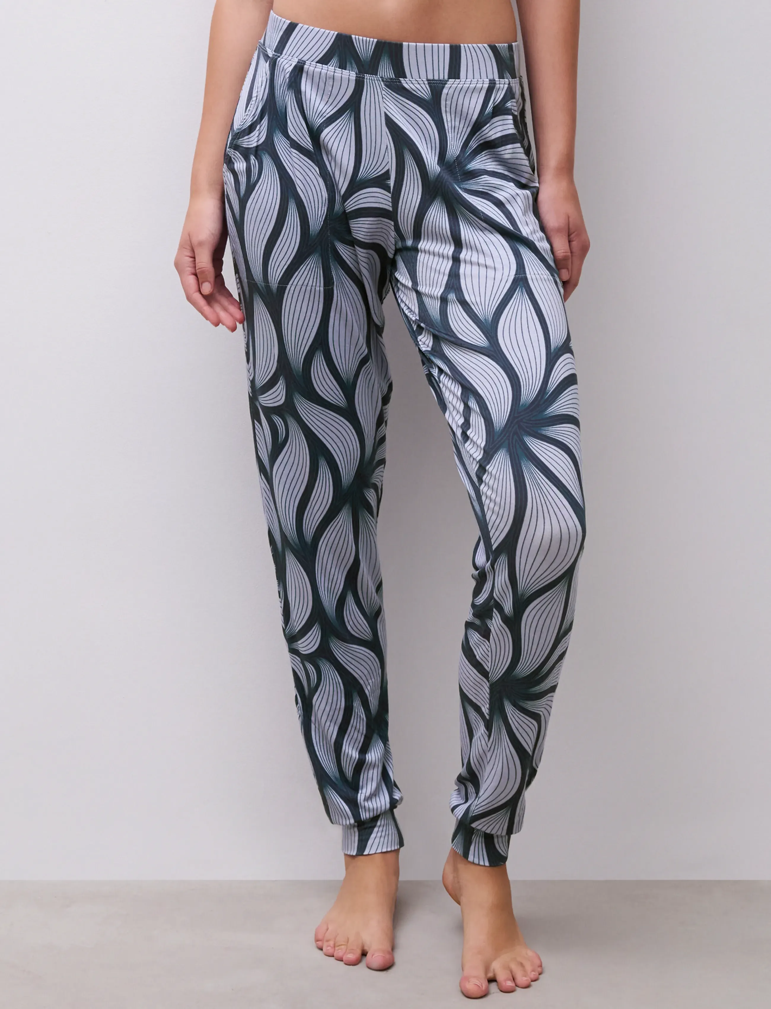 Femilet - Yara Trousers - pyjamasbyxor - blue petal - 2
