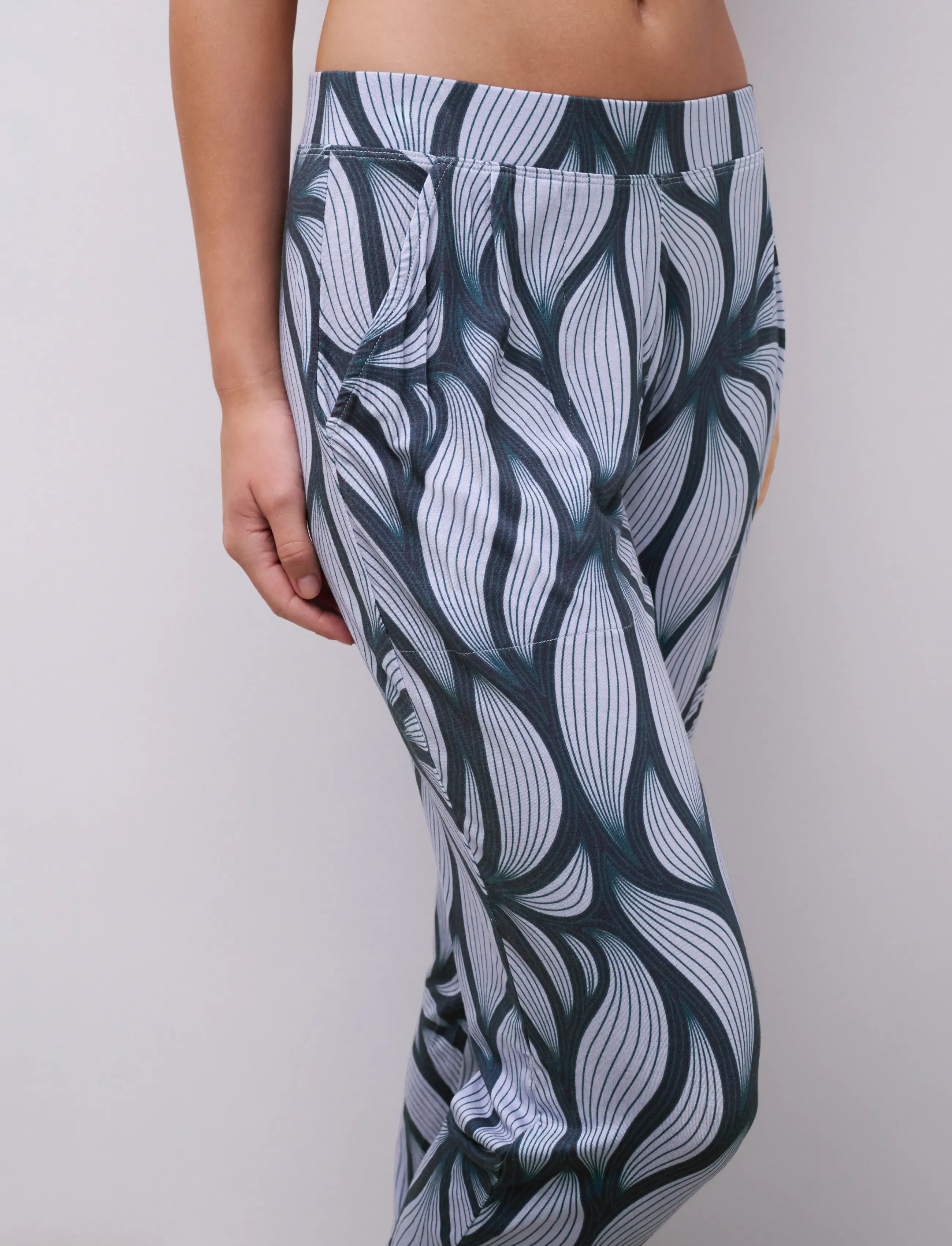 Femilet - Yara Trousers - pyjamasbyxor - blue petal - 3