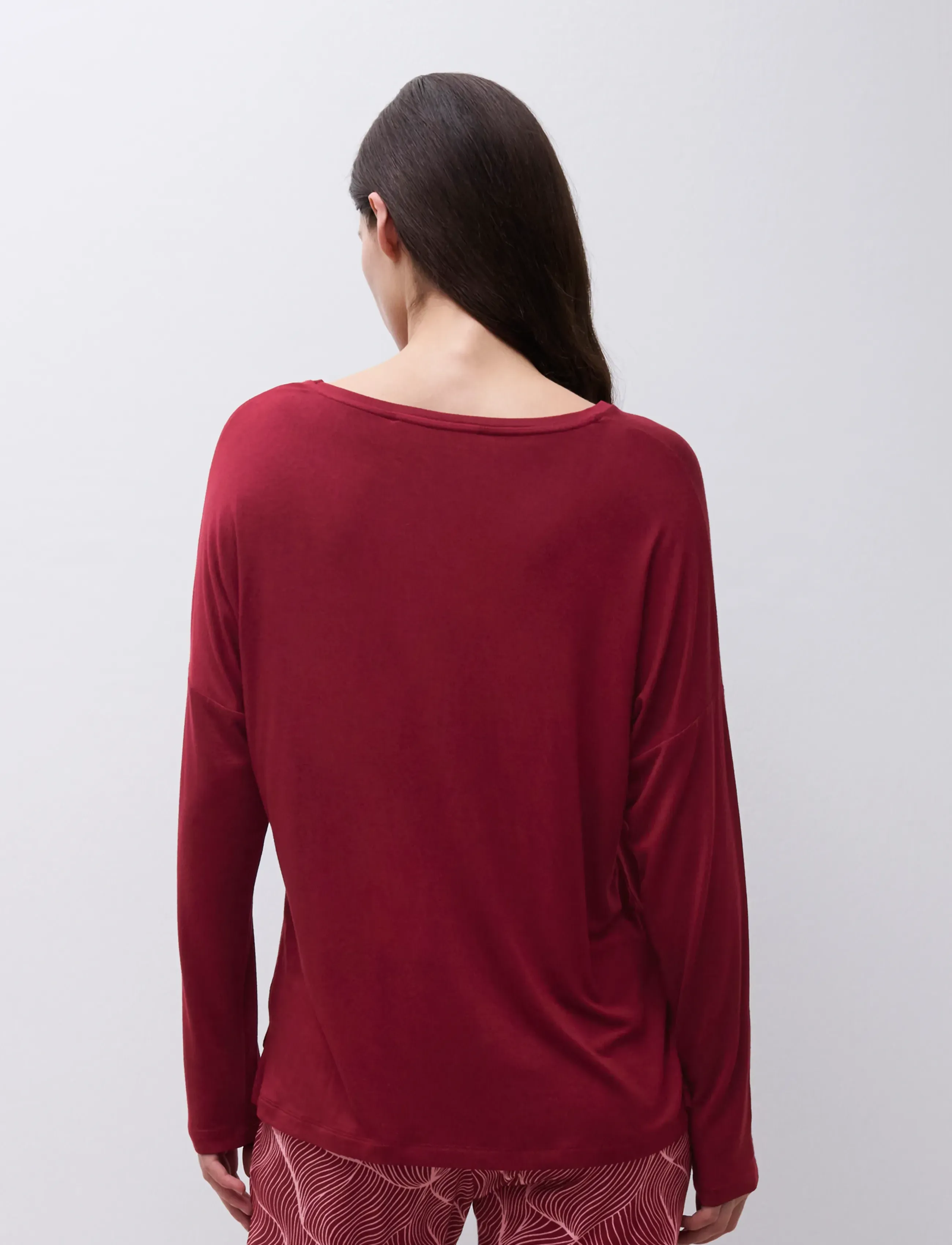 Femilet - Yara T-shirt long sleeves - chocolate truffle - 4