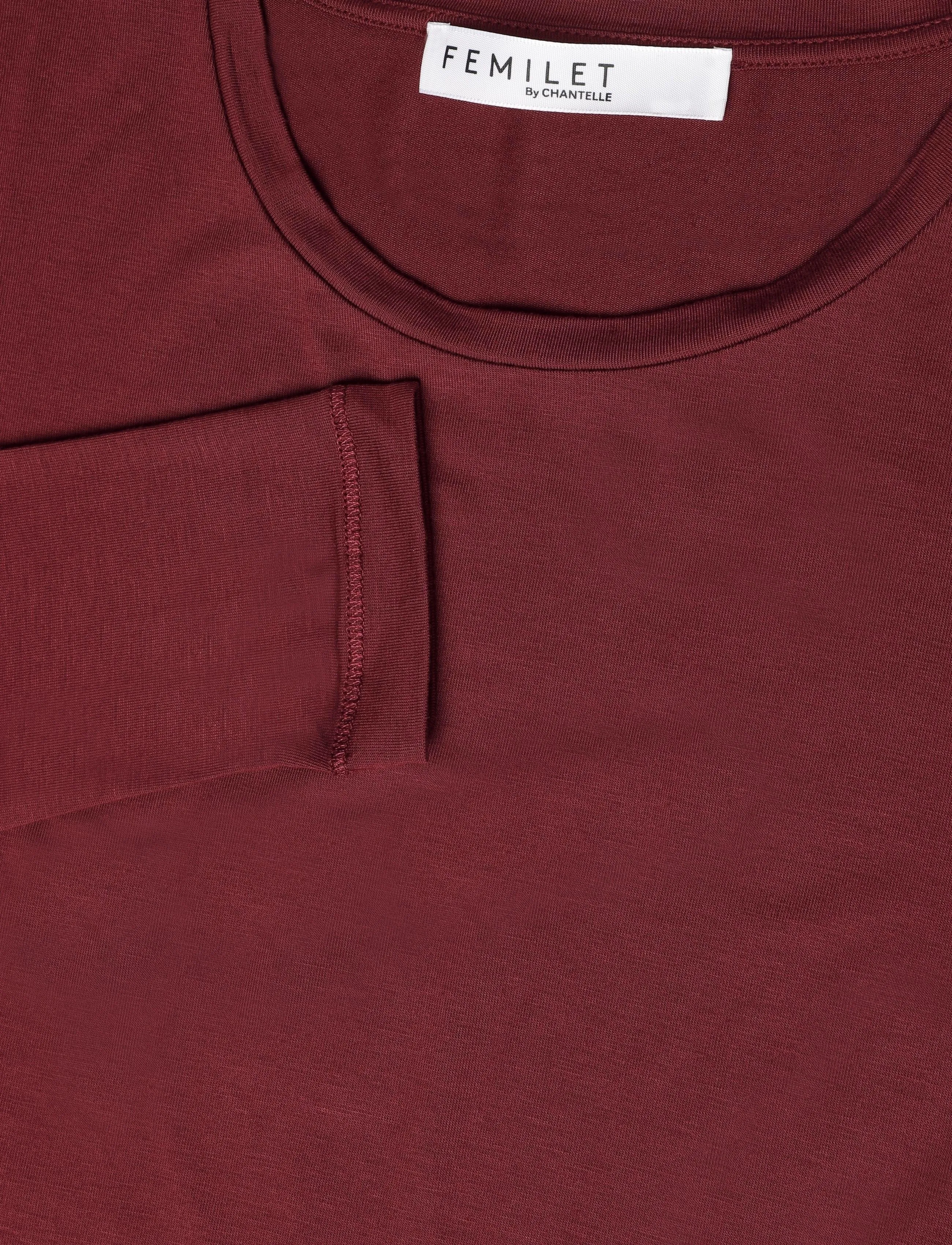 Femilet - Yara T-shirt long sleeves - chocolate truffle - 5