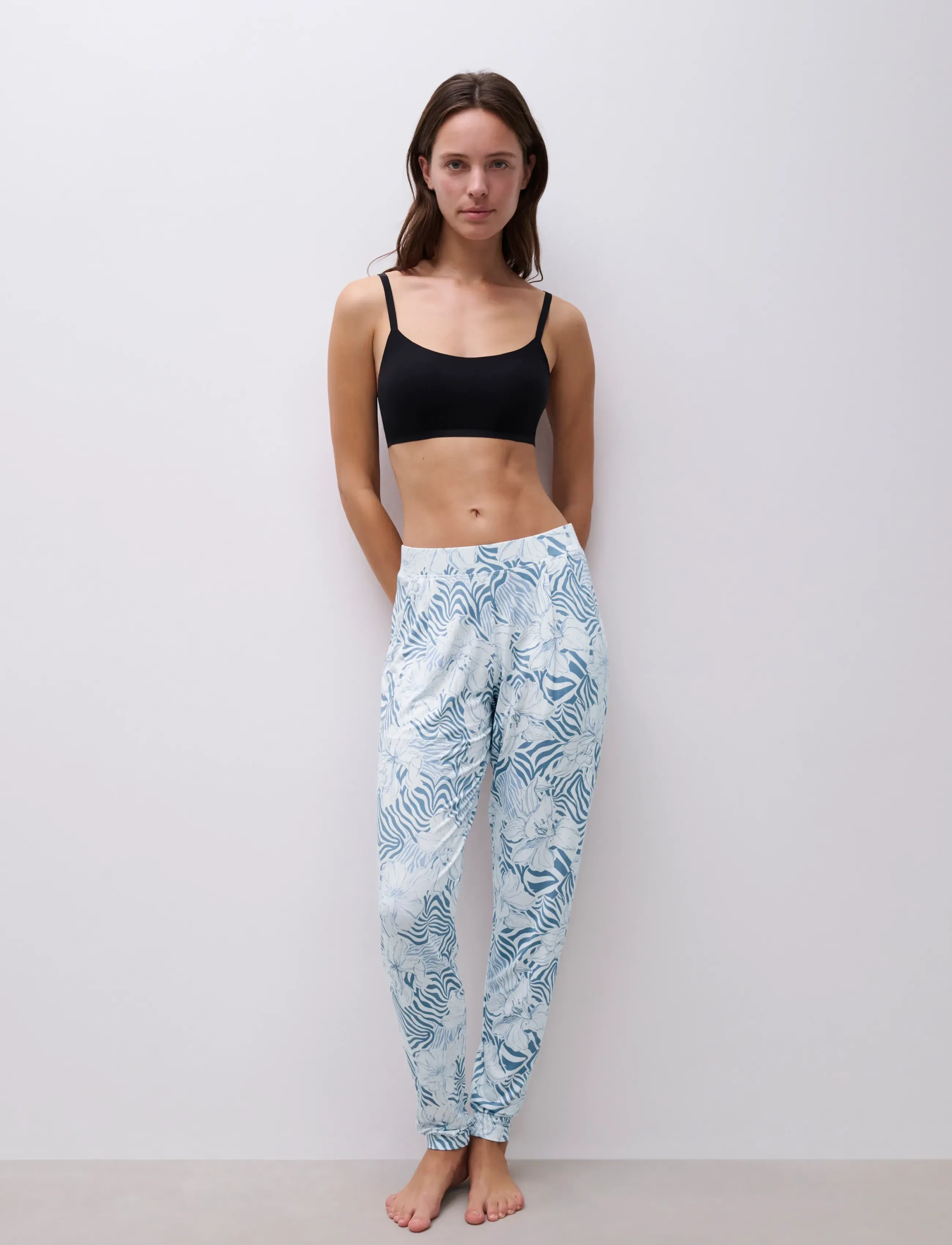Femilet - Loraine Long pants - pyjamasbyxor - pastel flowers - 4