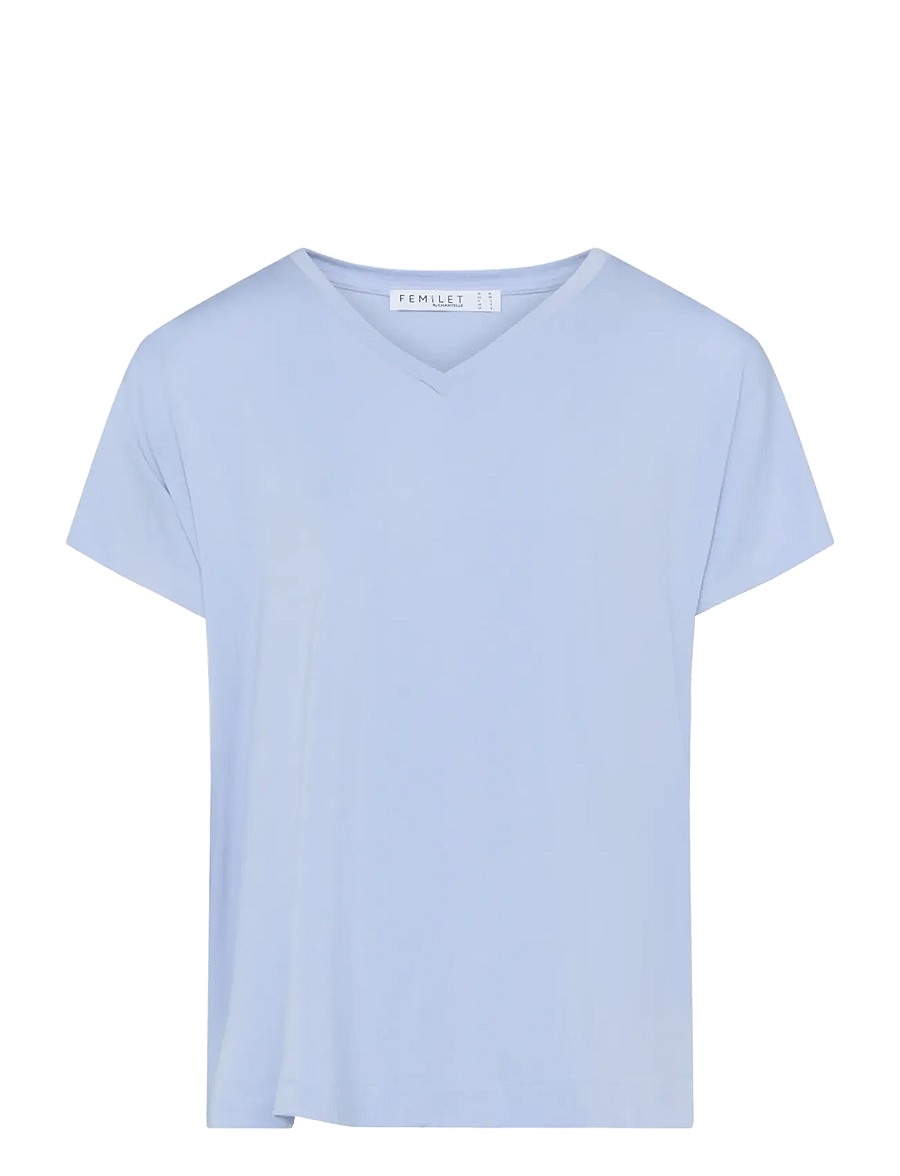 Femilet - Loraine Top SS - overdele - lilac blue - 1