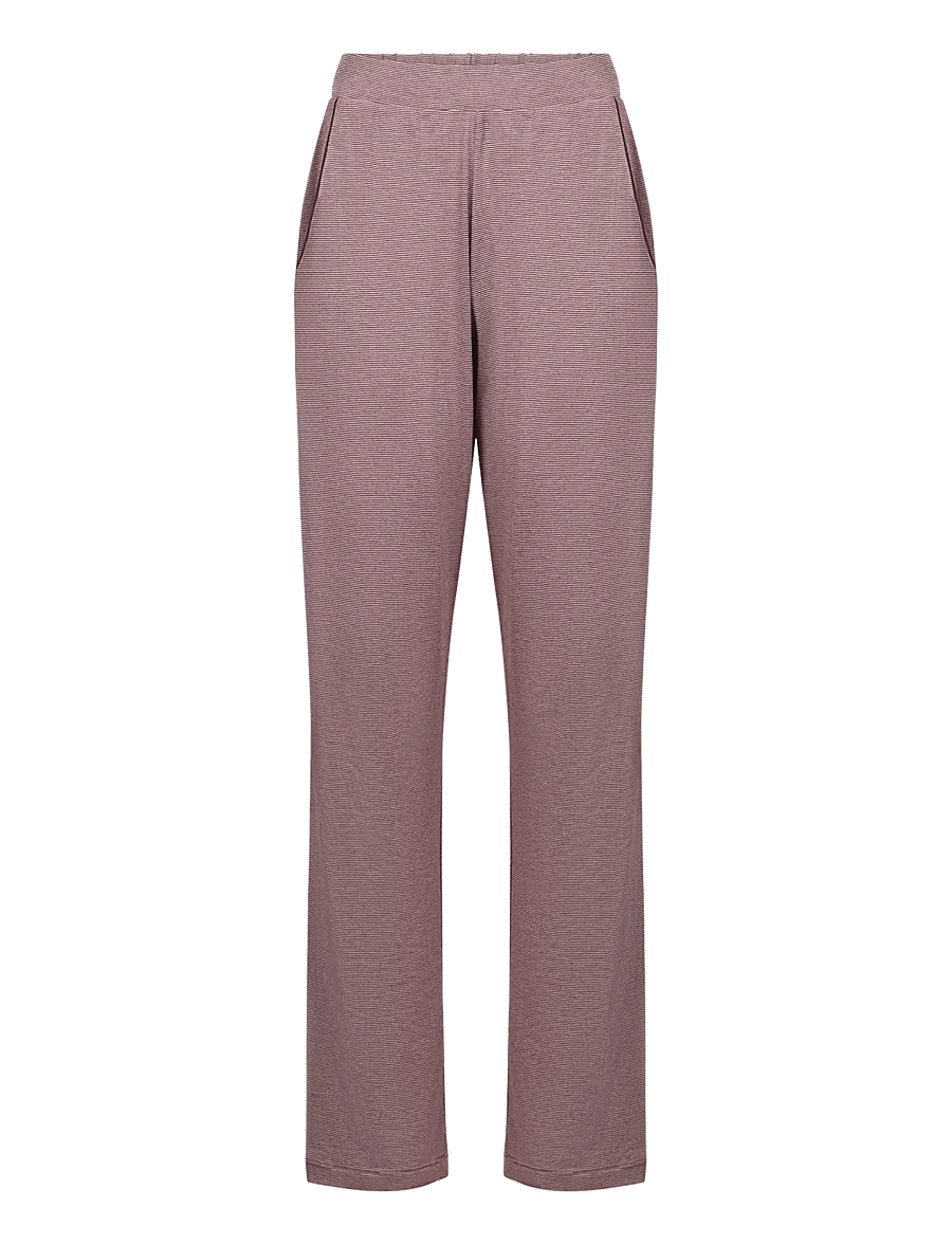 Femilet - Chelsea Long pants - natbukser - zephyr / bitter chocolate - 1