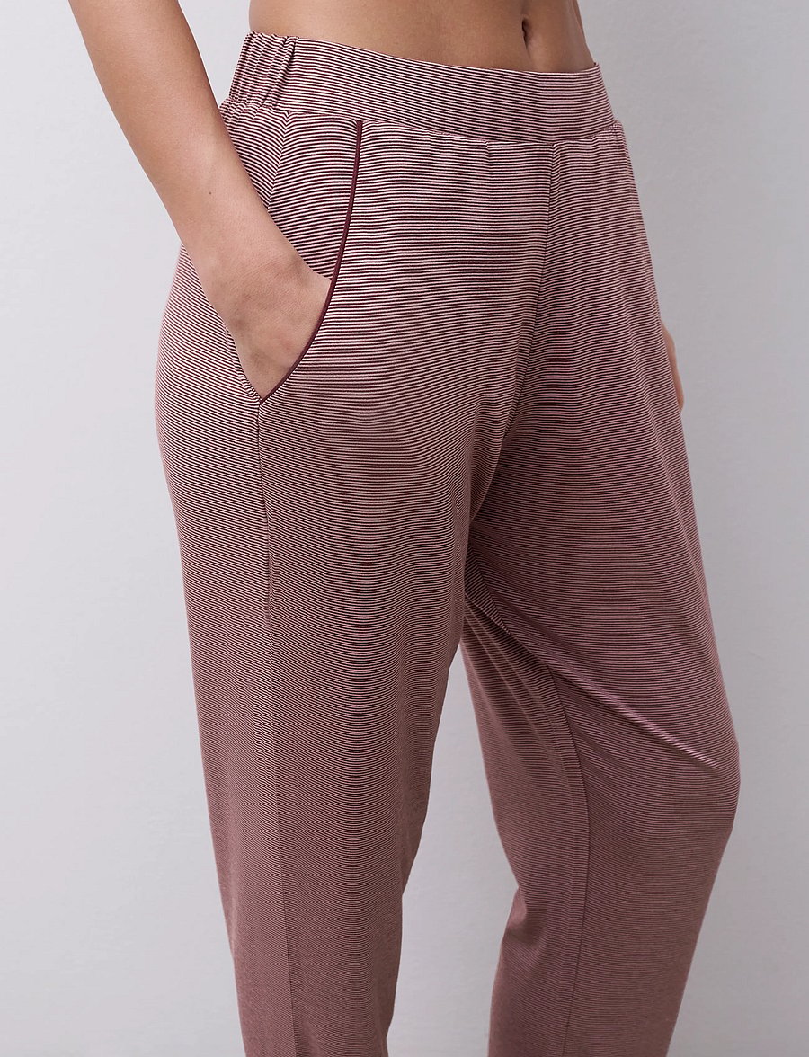 Femilet - Chelsea Long pants - natbukser - zephyr / bitter chocolate - 4