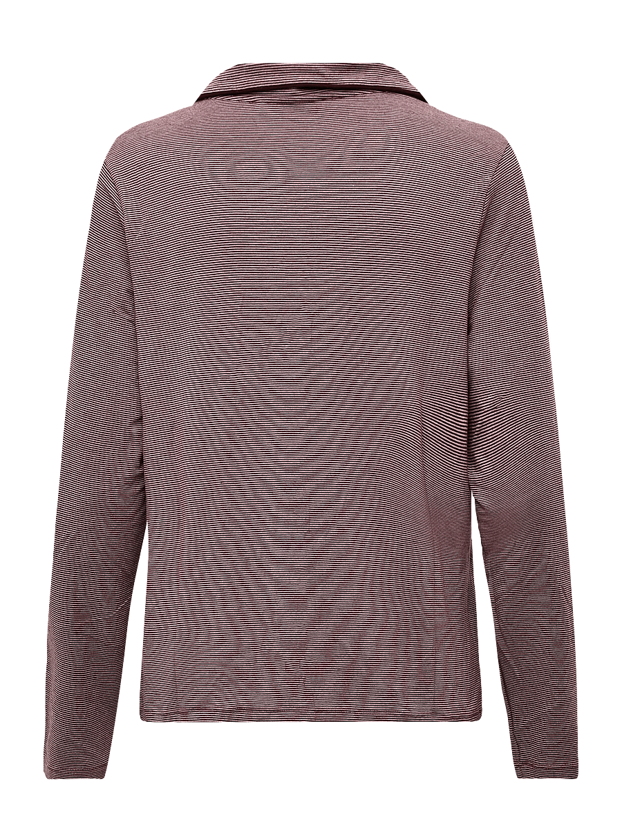 Femilet - Chelsea Top LS - oberteile - zephyr / bitter chocolate - 2