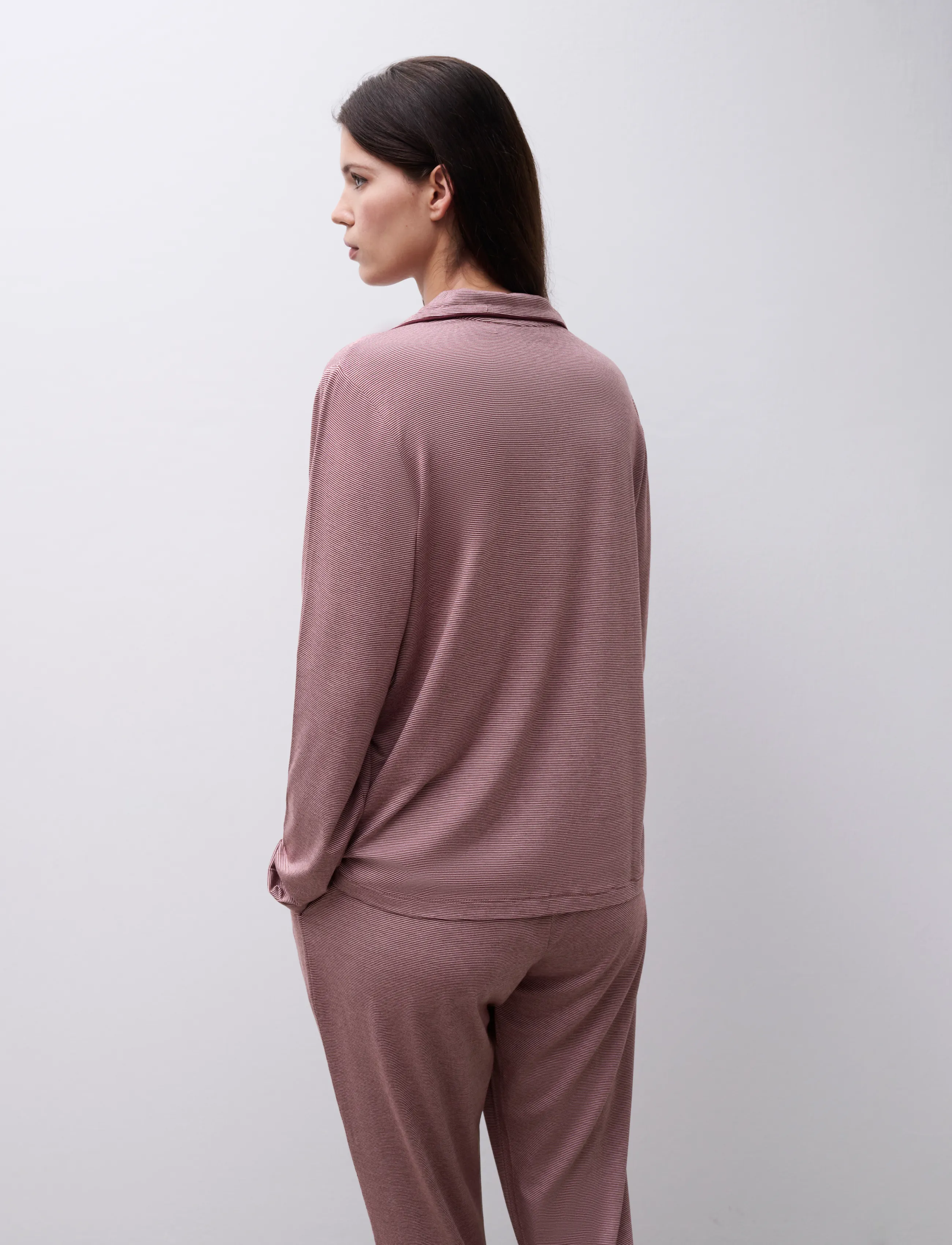 Femilet - Chelsea Top LS - overdele - zephyr / bitter chocolate - 2