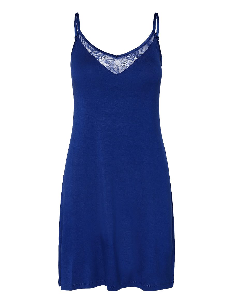 Femilet - Jasmine Slipdress - nattlinnen - bellwether blue - 1