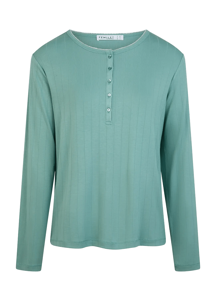 Femilet - Sandra Top LS - pullover - oil blue - 1