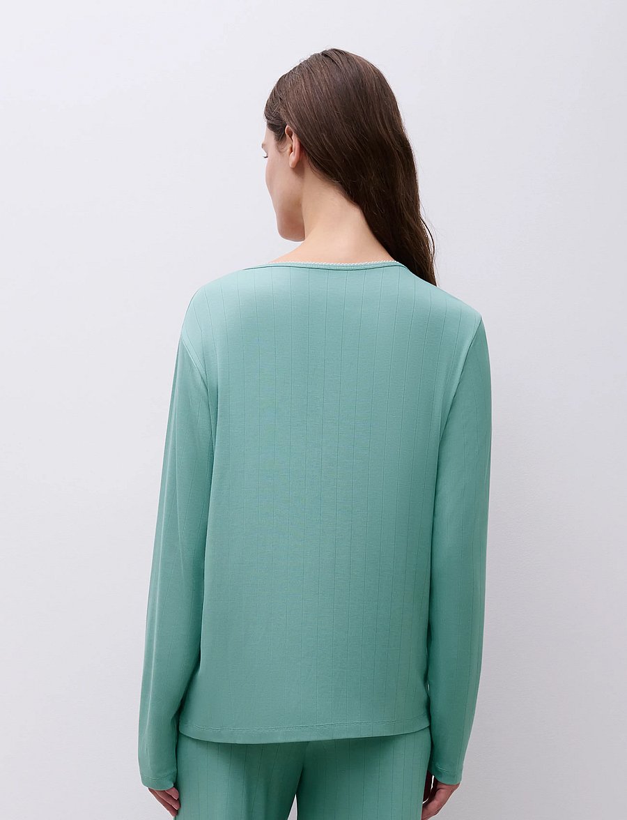 Femilet - Sandra Top LS - pullover - oil blue - 0