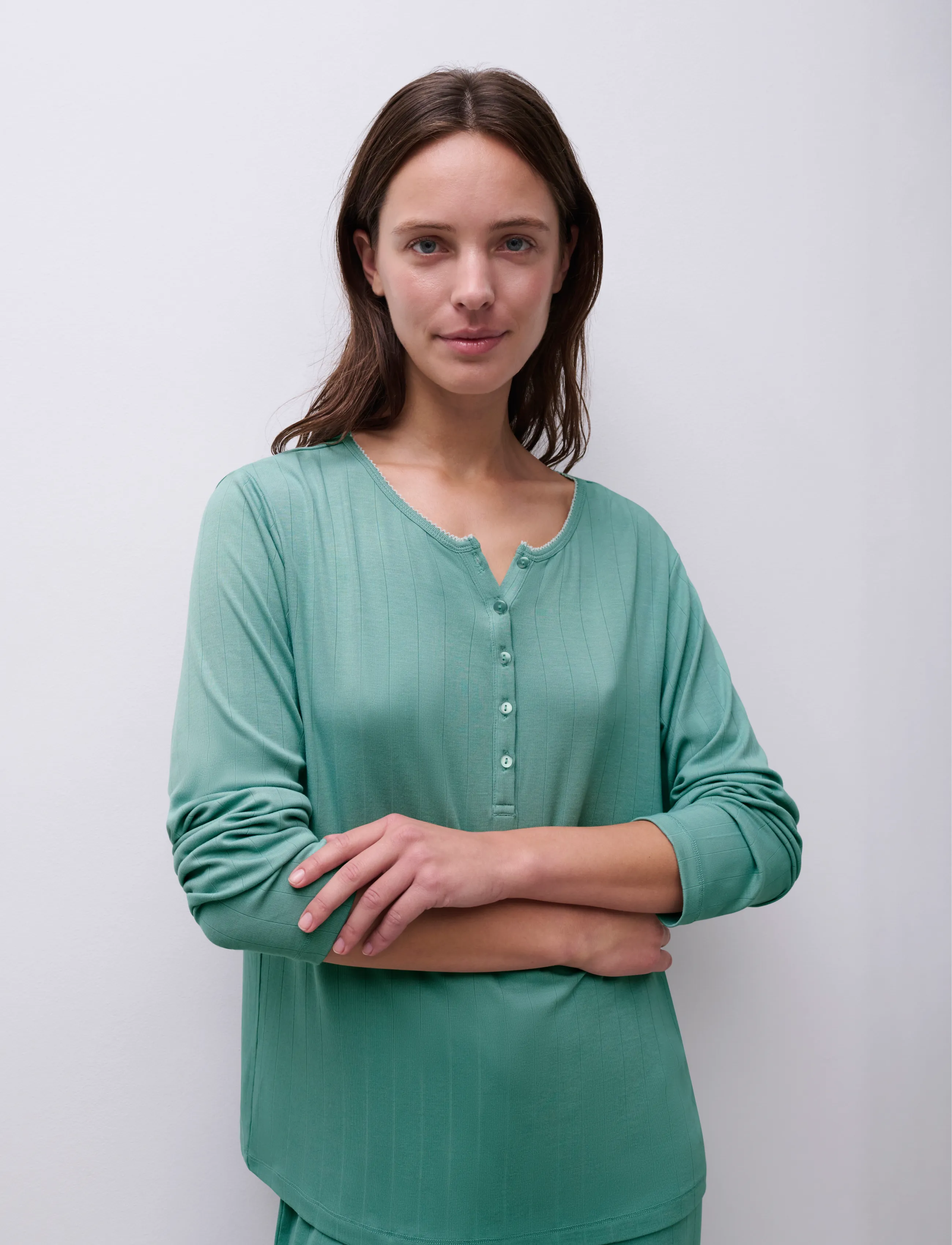 Femilet - Sandra Top LS - pullover - oil blue - 2