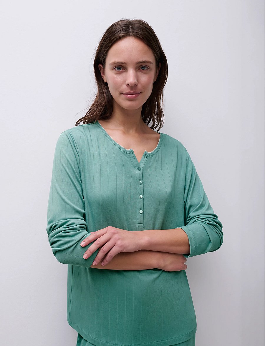 Femilet - Sandra Top LS - pullover - oil blue - 2