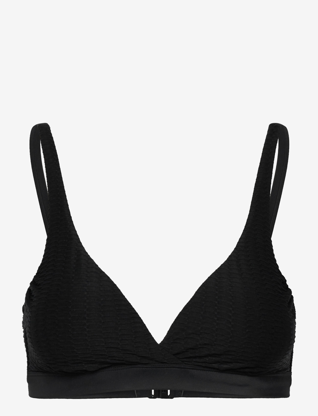 Femilet - BONAIRE Wirefree plunge t-shirt bra - trekantsbikinier - black - 1